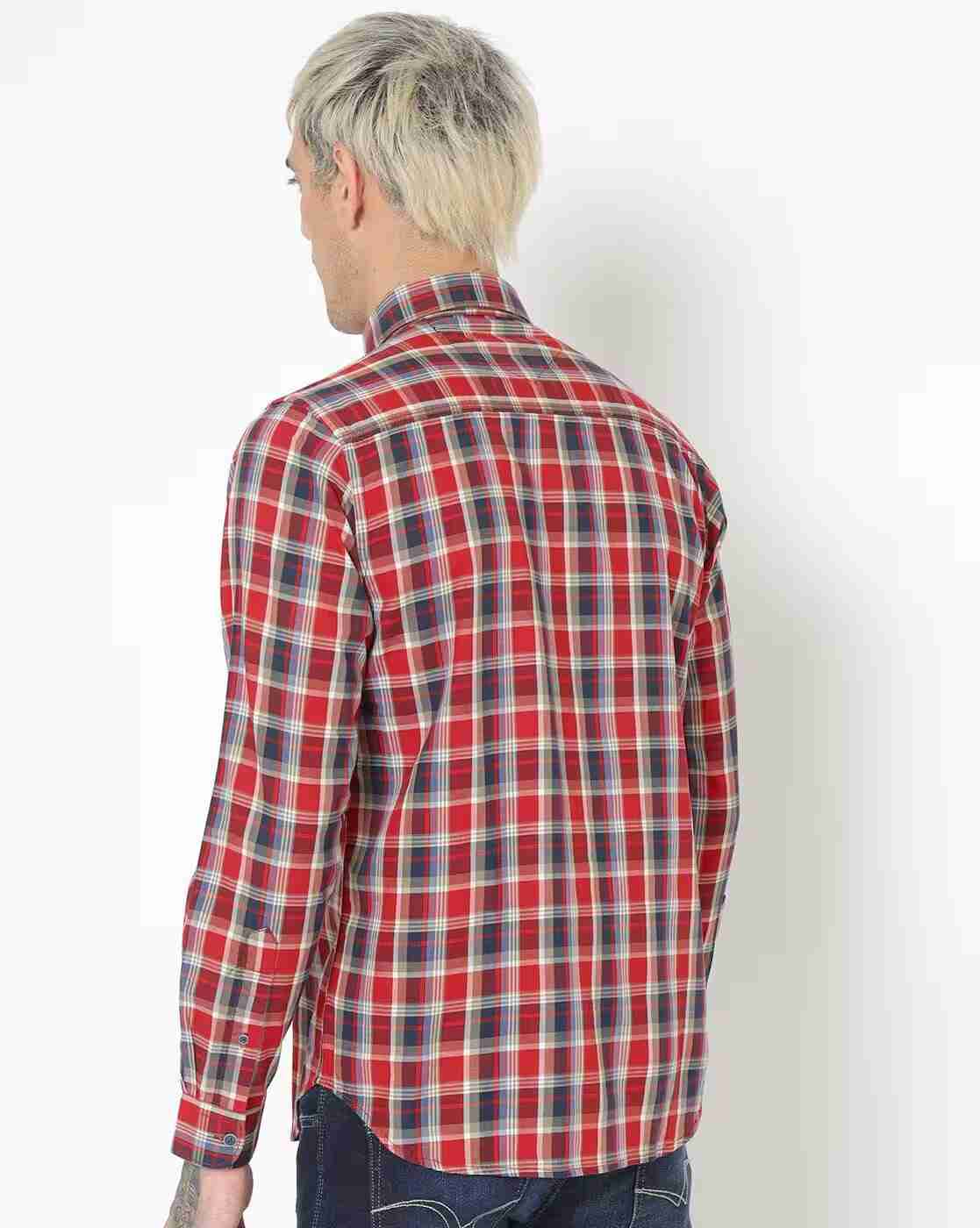 Lee Cooper | Checked Shirt with Patch Pocket|1