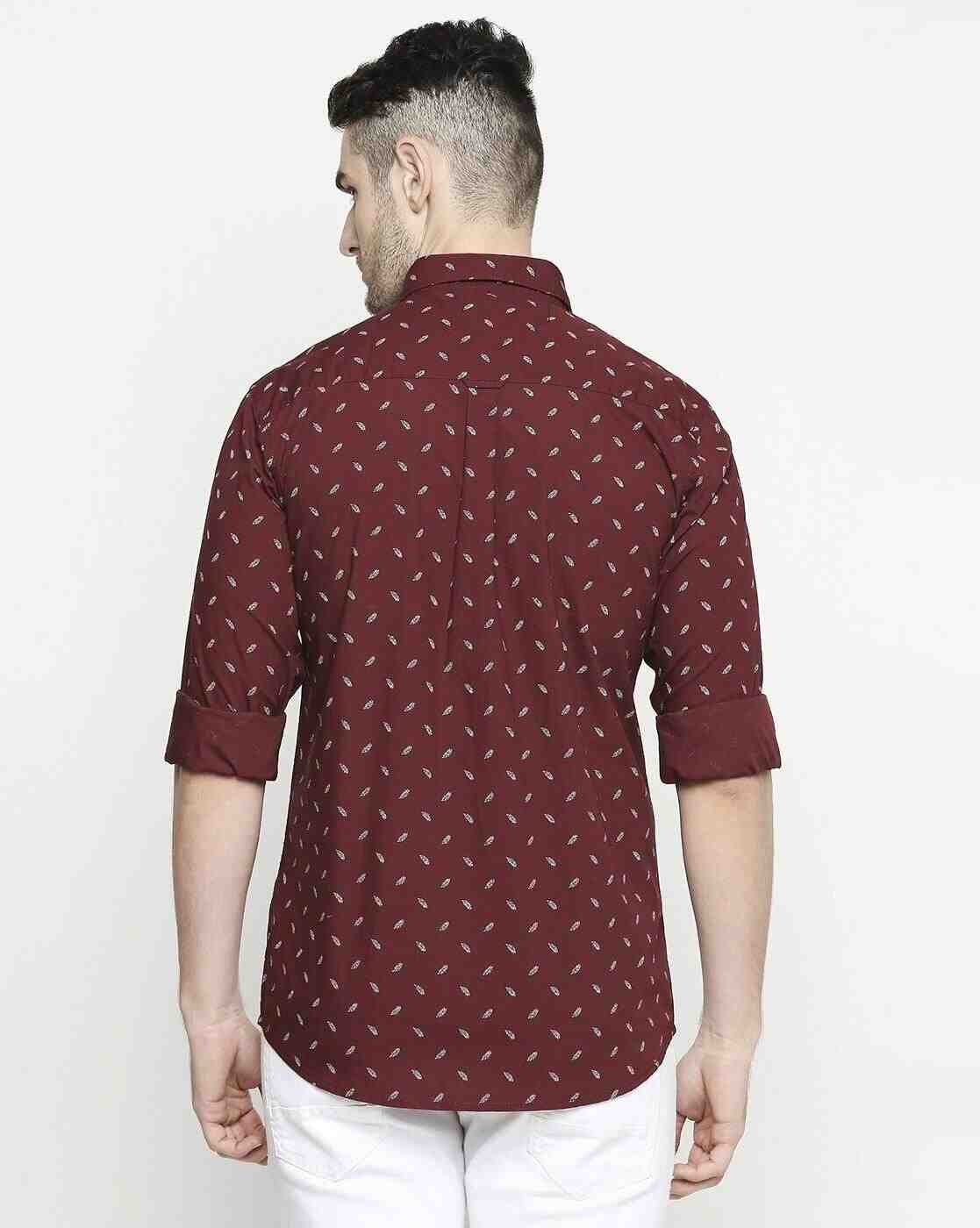 Lee Cooper | Printed Shirt with Patch Pocket|3