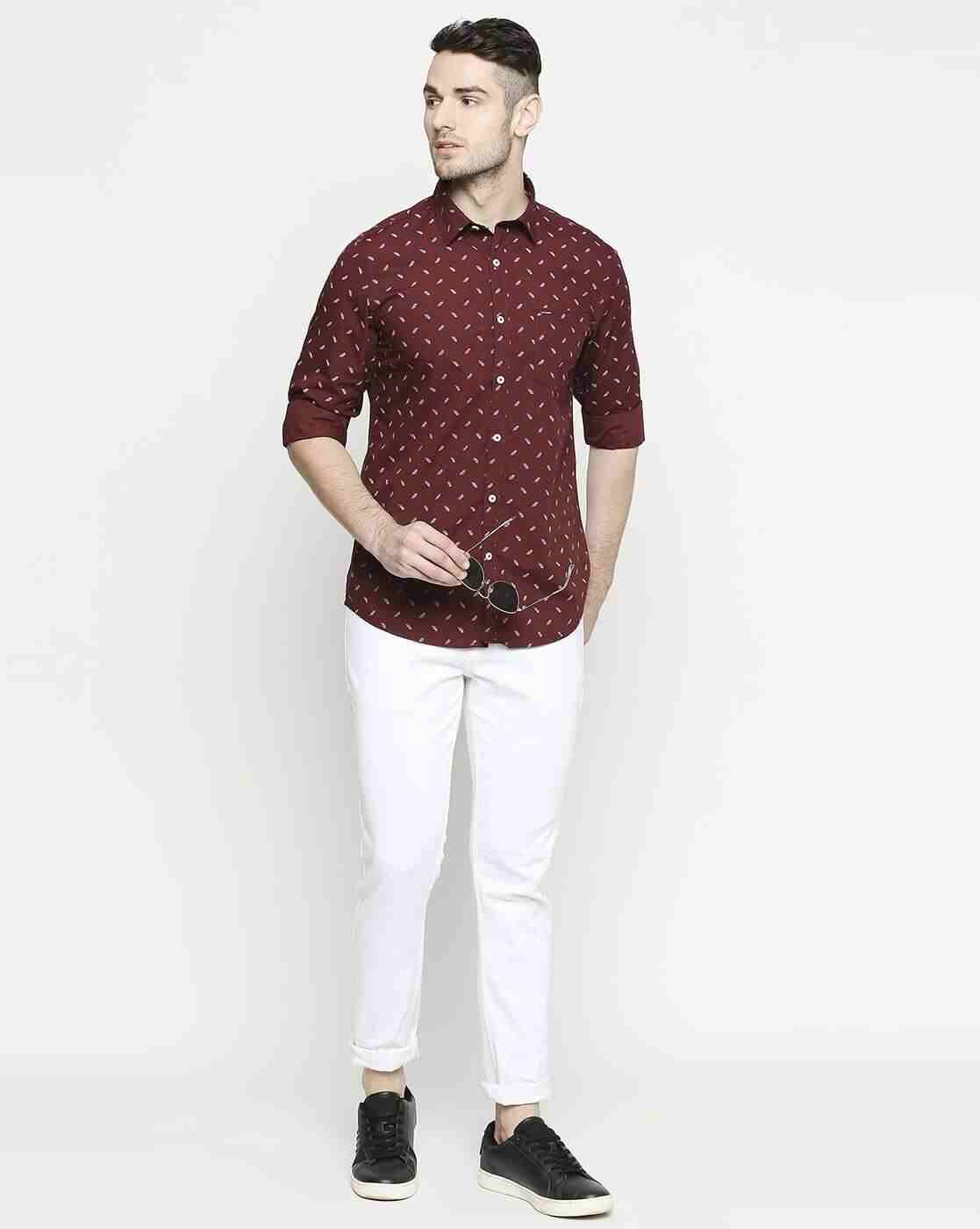 Lee Cooper | Printed Shirt with Patch Pocket|4