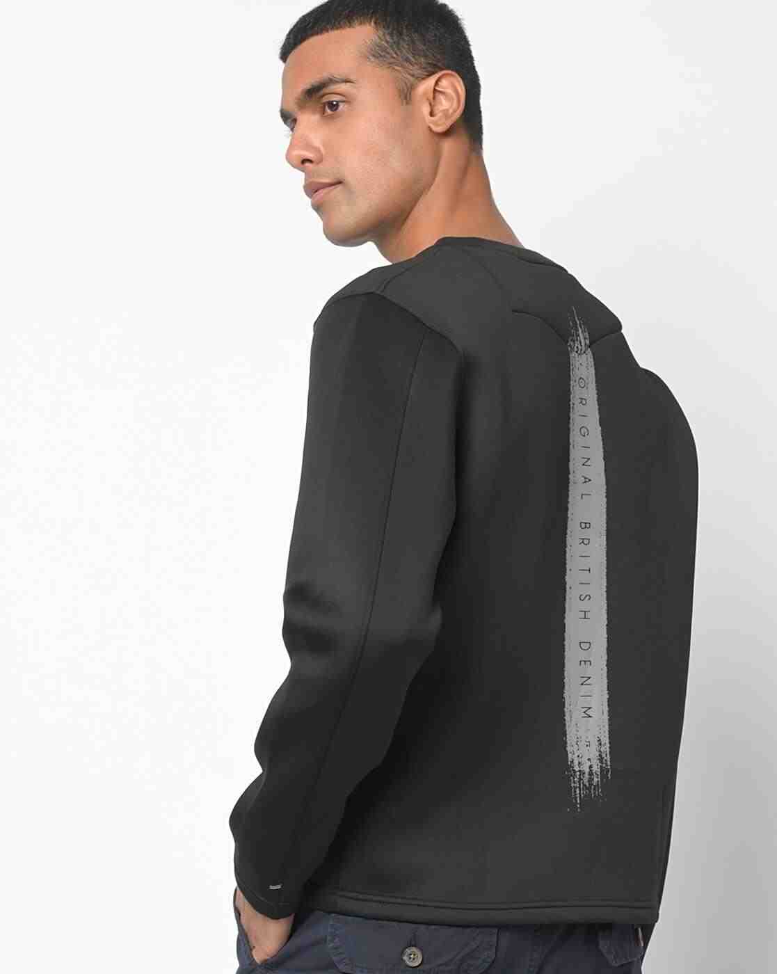 Lee Cooper | Logo Print Panelled Crew-Neck Sweatshirt|0