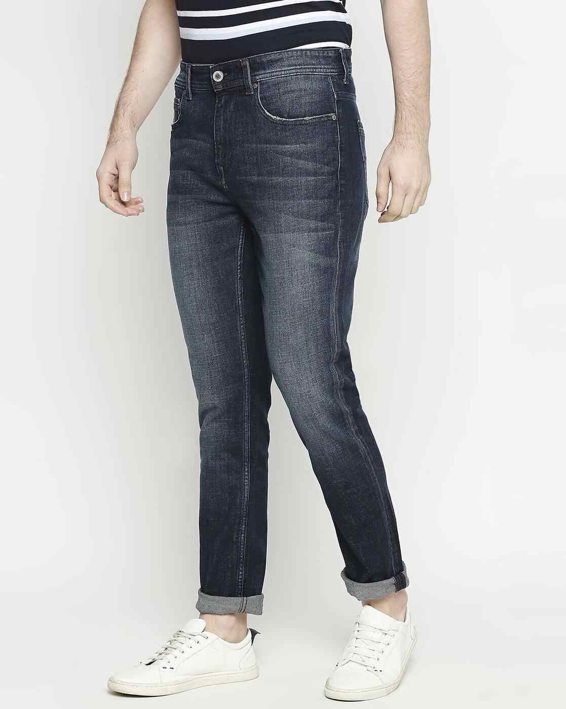 Lee Cooper | Men Lightly Washed Slim Fit Jeans|1