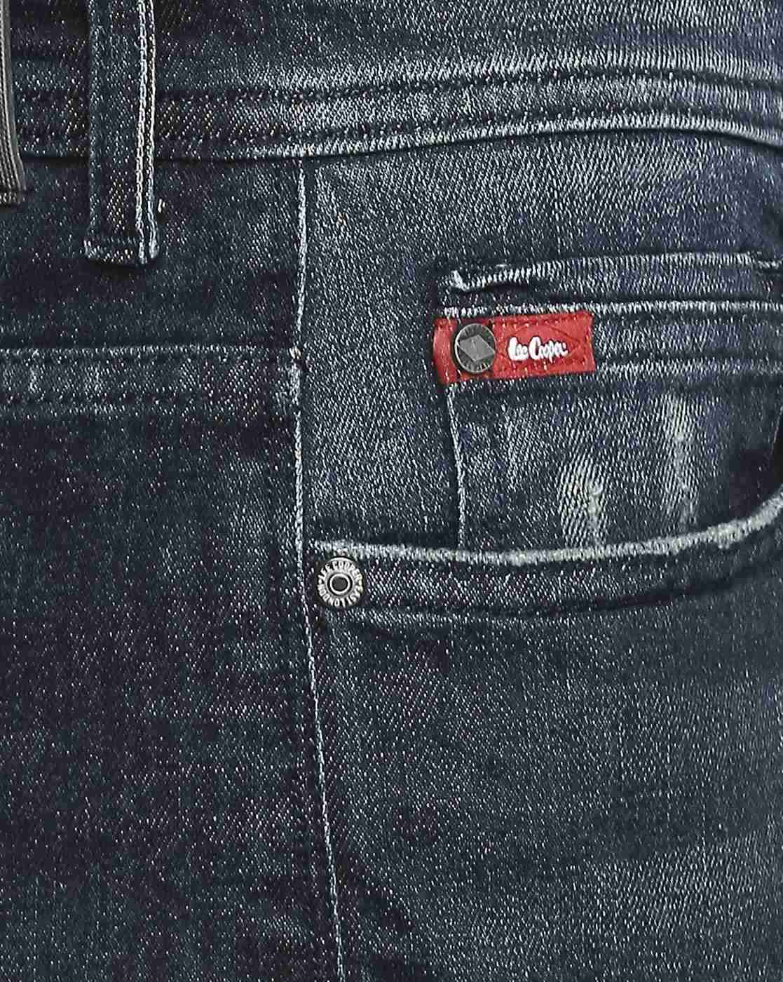 Lee Cooper | Men Lightly Washed Slim Fit Jeans|4