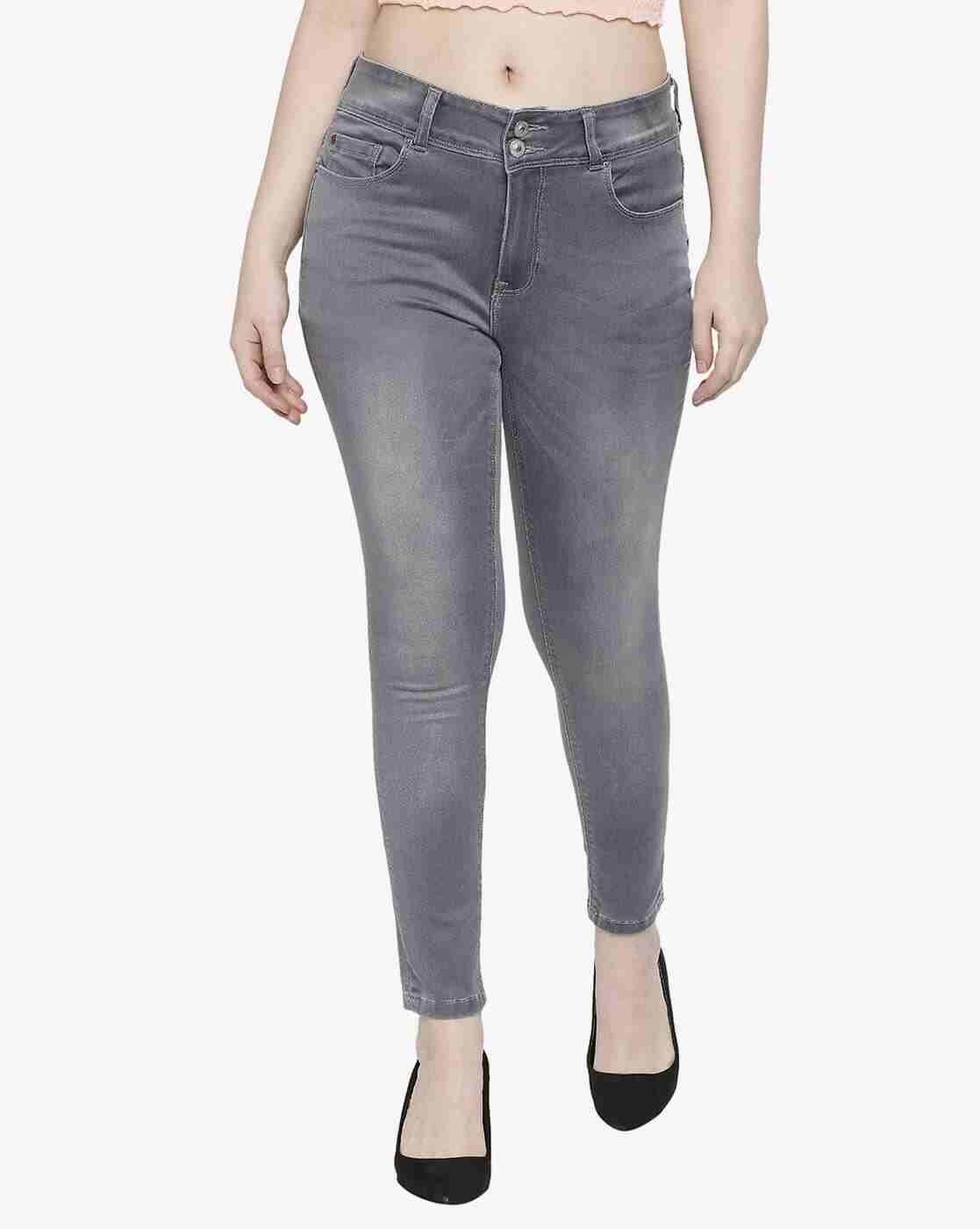 Lee Cooper | Mid-Wash High-Rise Skinny Jeans|0