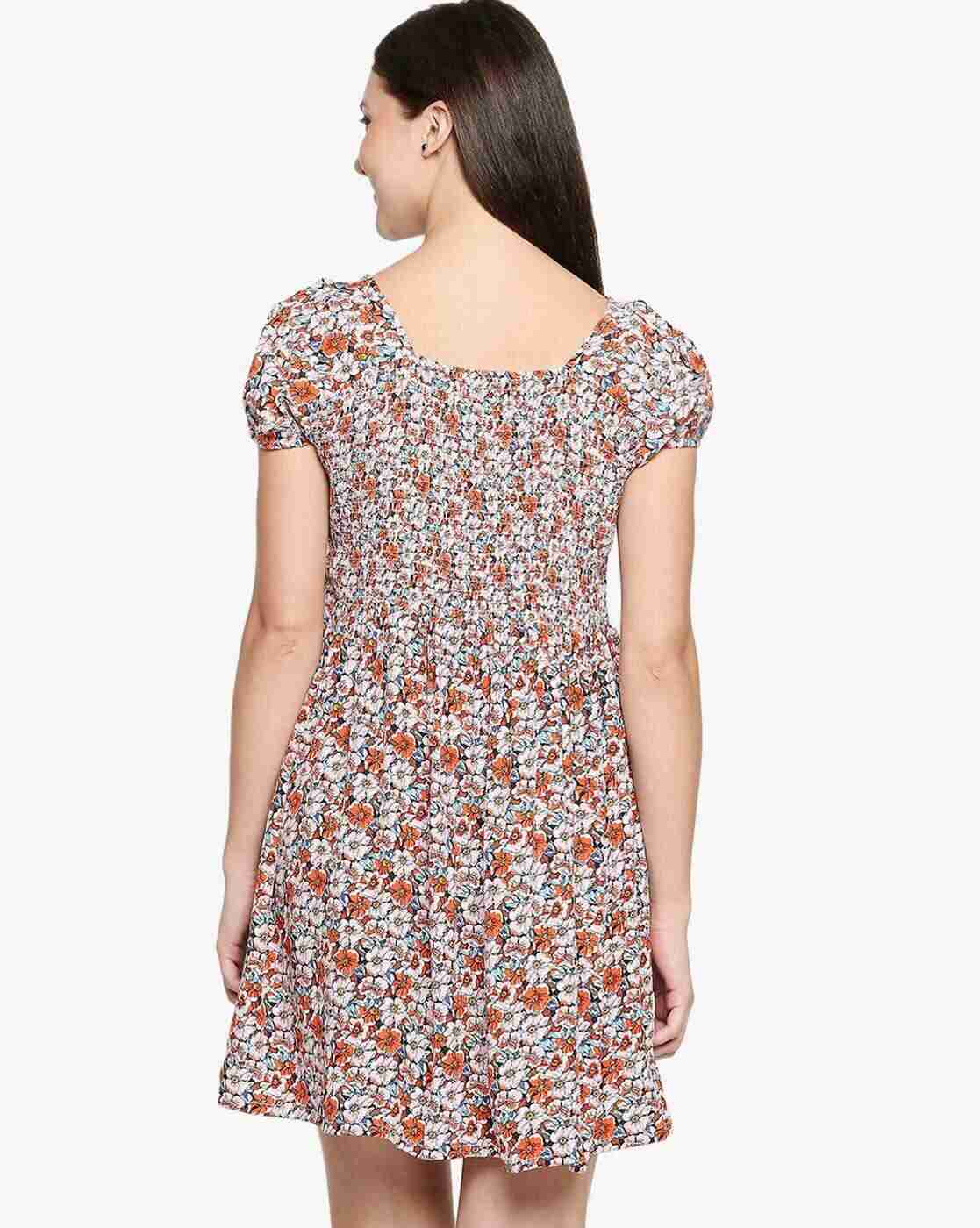 Lee Cooper | Floral Print A-line Dress|2