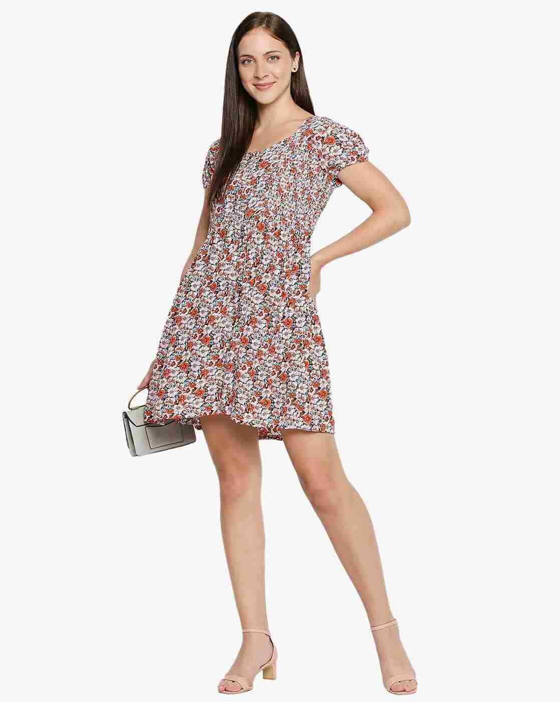 Lee Cooper | Floral Print A-line Dress|3