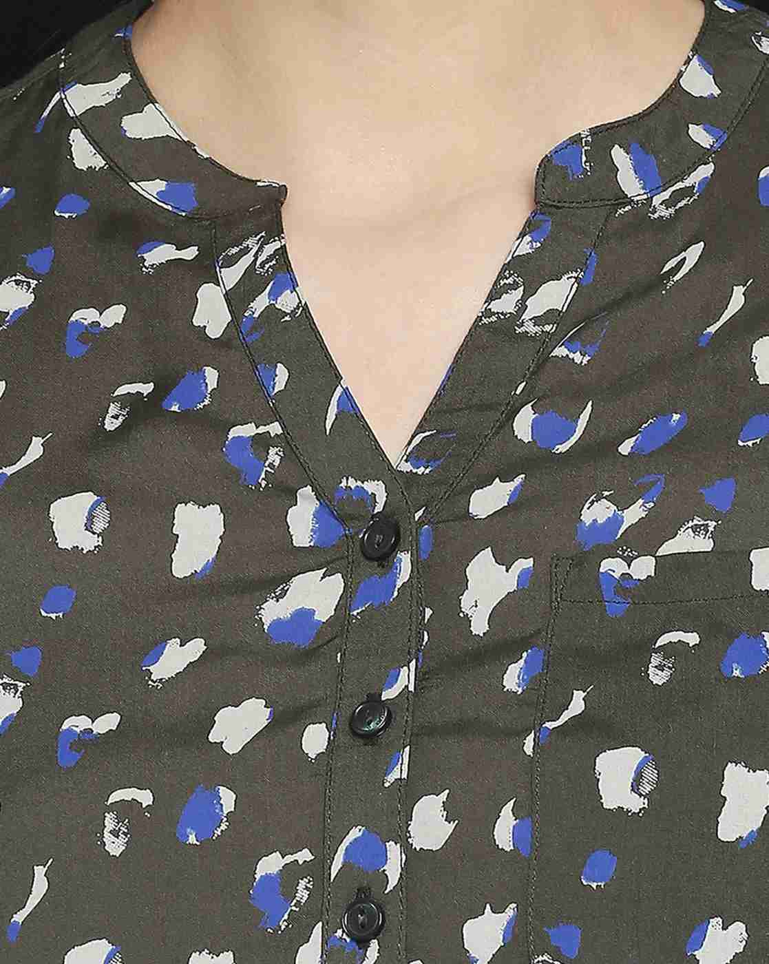 Lee Cooper | Printed Shirt with Notched Collar|4