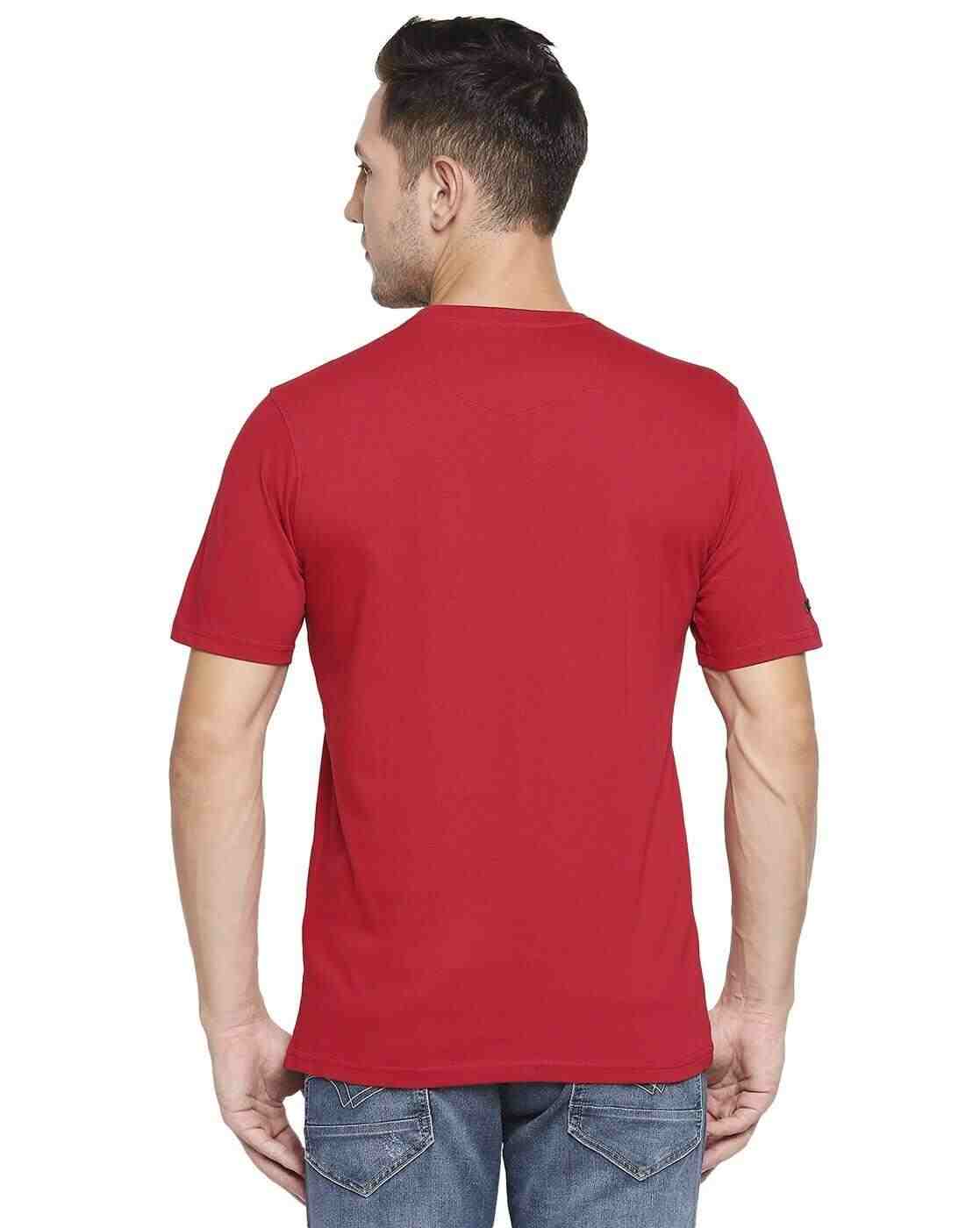 Lee Cooper | Typographic Print Crew-Neck Cotton T-shirt|2