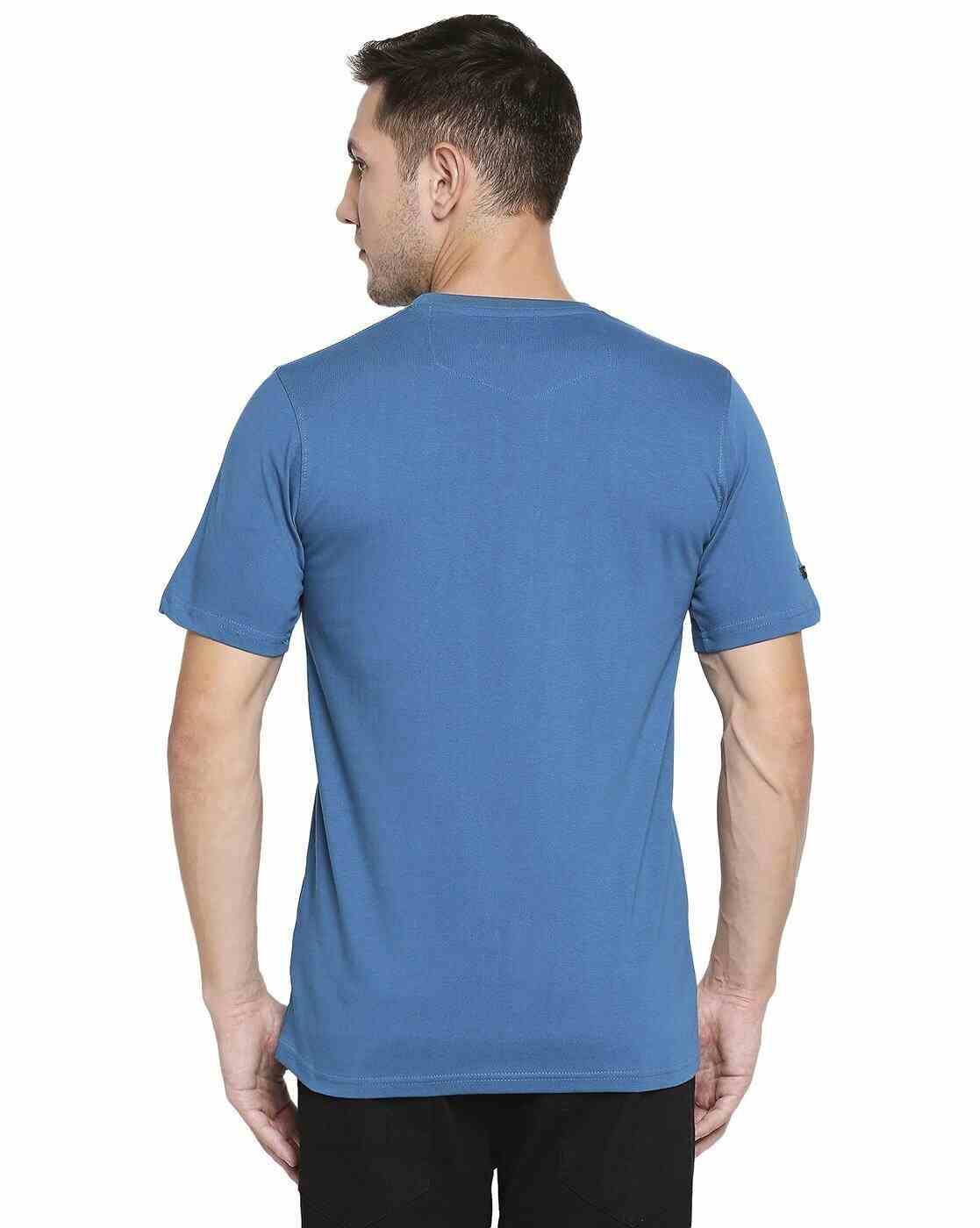 Lee Cooper | Brand Print Crew-Neck Cotton T-shirt|2