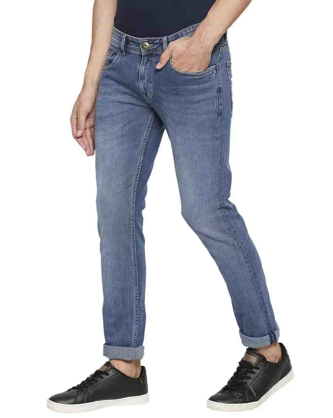 Lee Cooper | Men Lightly Washed Slim Fit Jeans|1