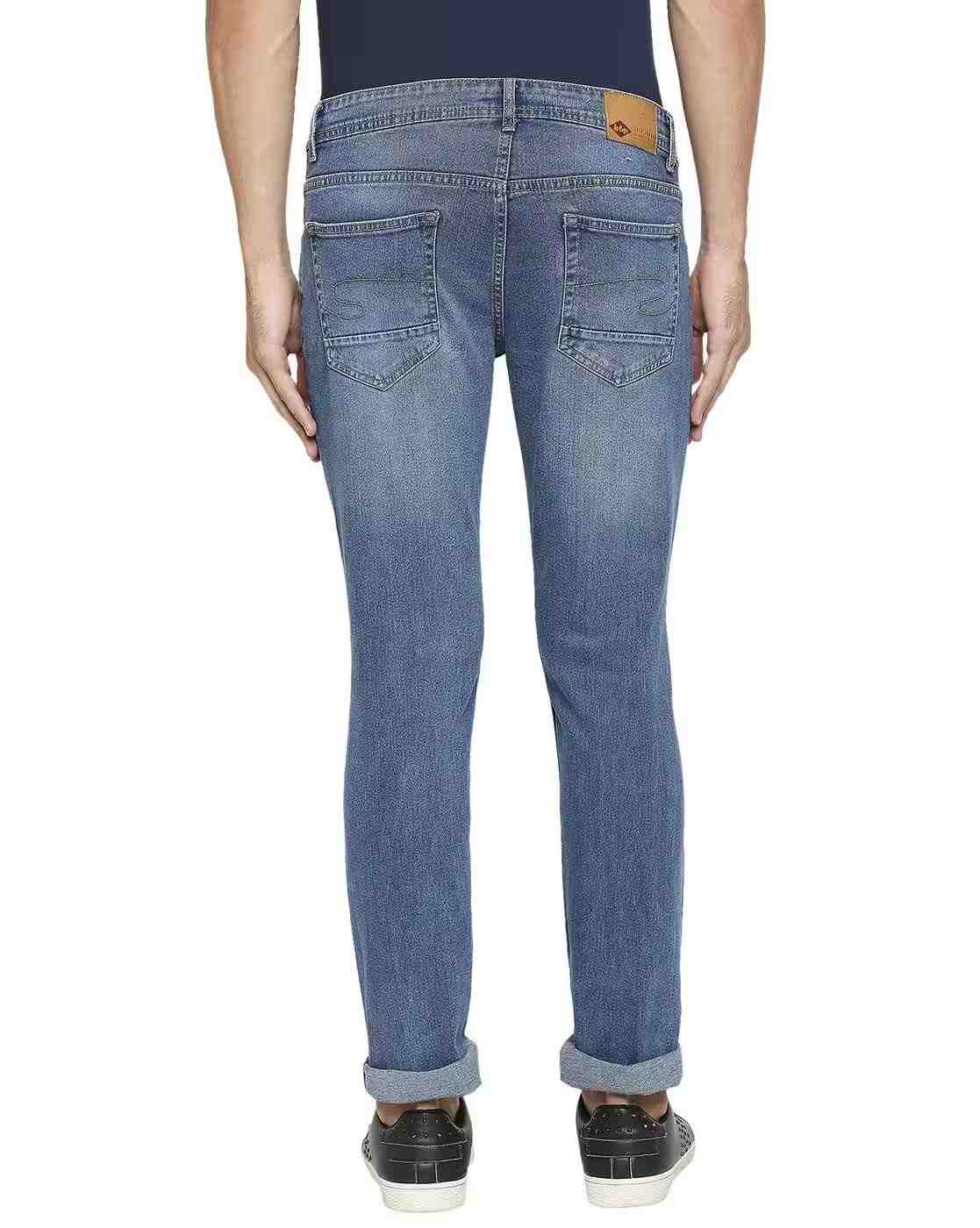 Lee Cooper | Men Lightly Washed Slim Fit Jeans|2