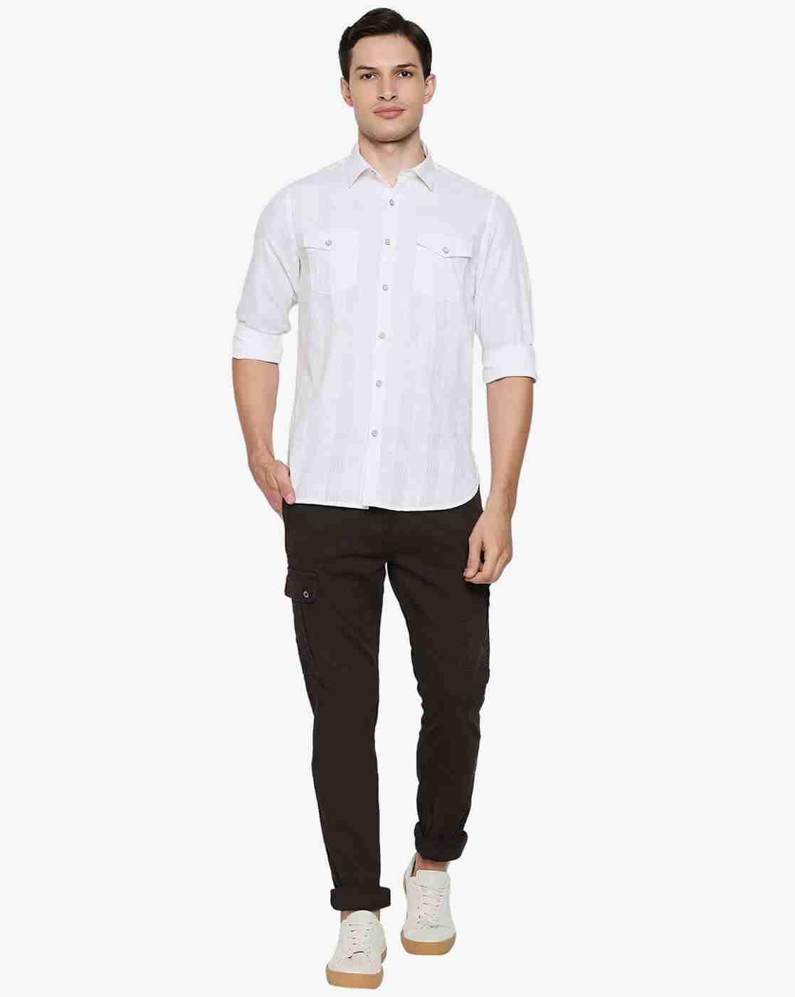 Lee Cooper | Checked Shirt with Buttoned Flap Pocket|3