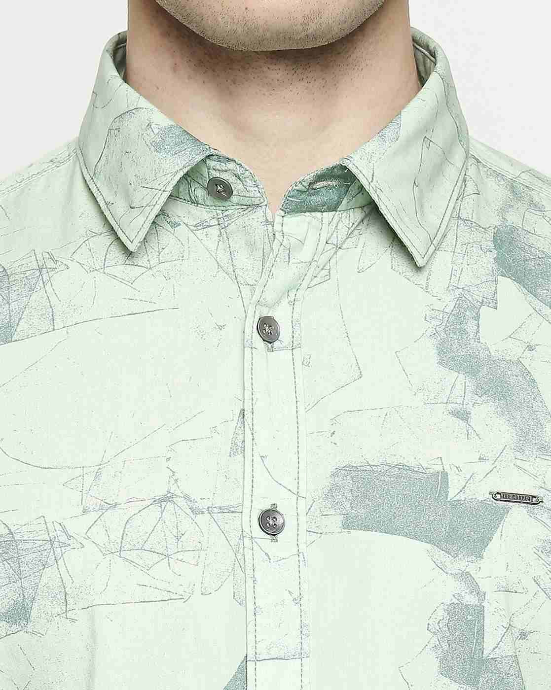 Lee Cooper | Printed Shirt with Patch Pocket|4