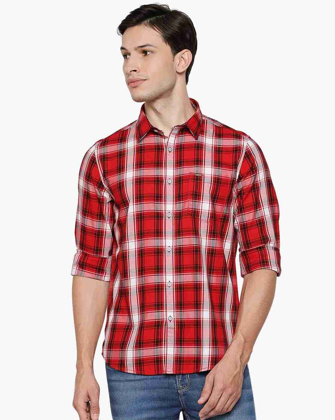 Lee Cooper | Checked Shirt with Patch Pocket|0
