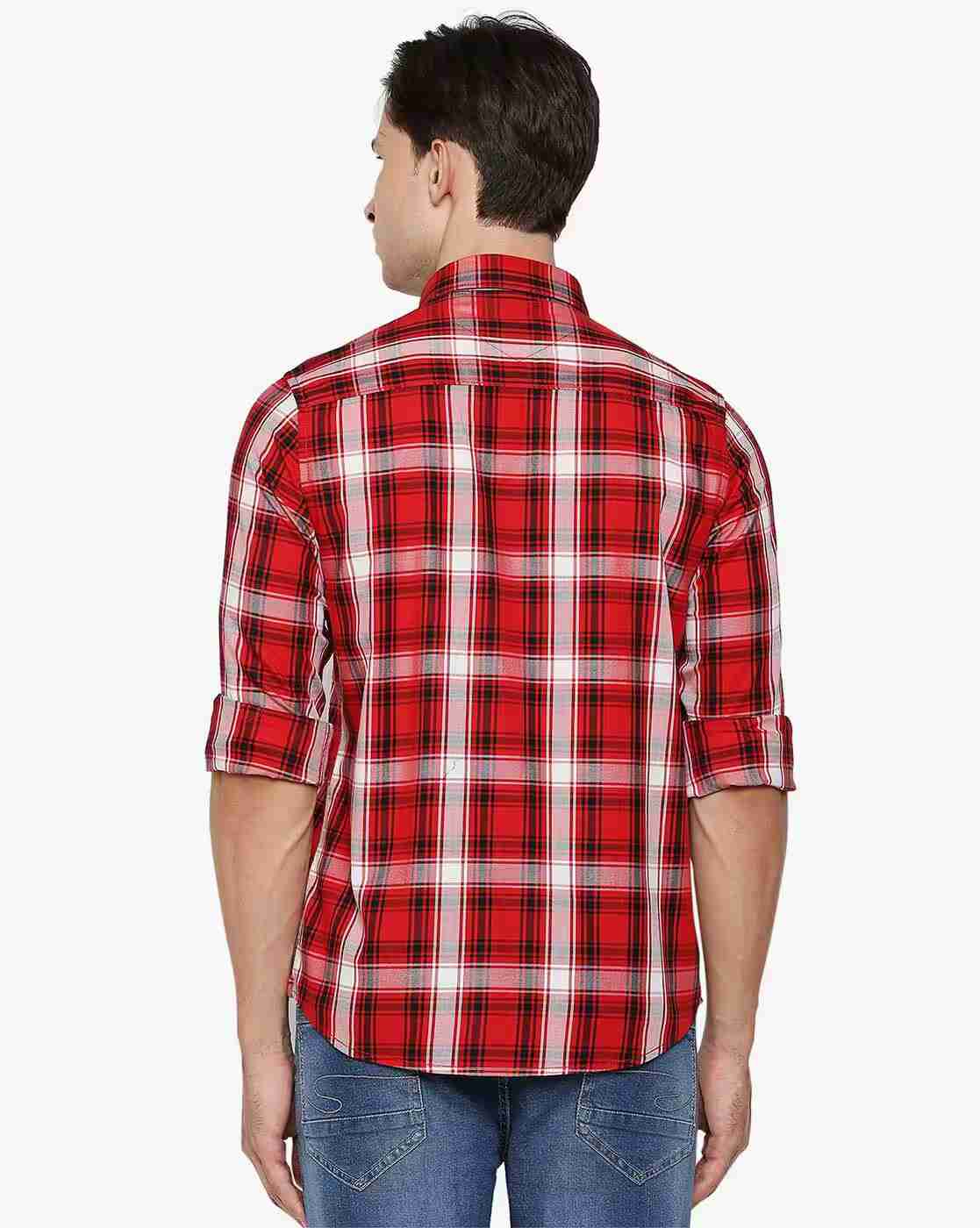 Lee Cooper | Checked Shirt with Patch Pocket|2