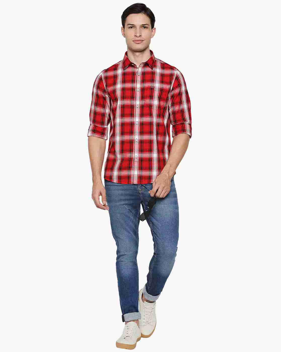 Lee Cooper | Checked Shirt with Patch Pocket|3