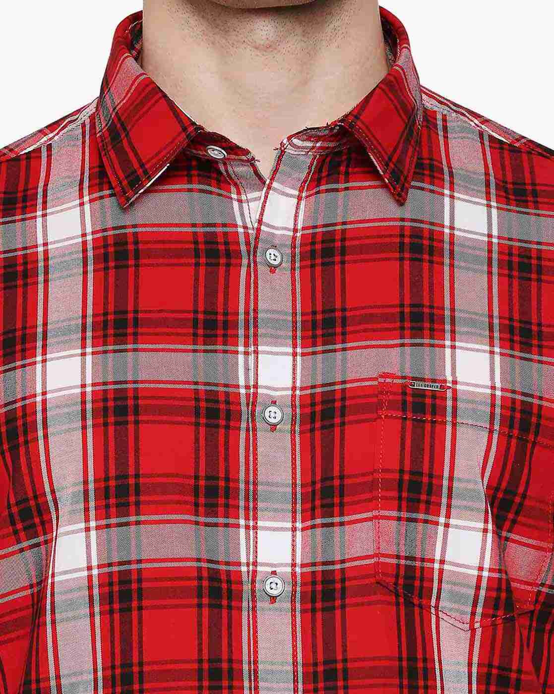 Lee Cooper | Checked Shirt with Patch Pocket|4