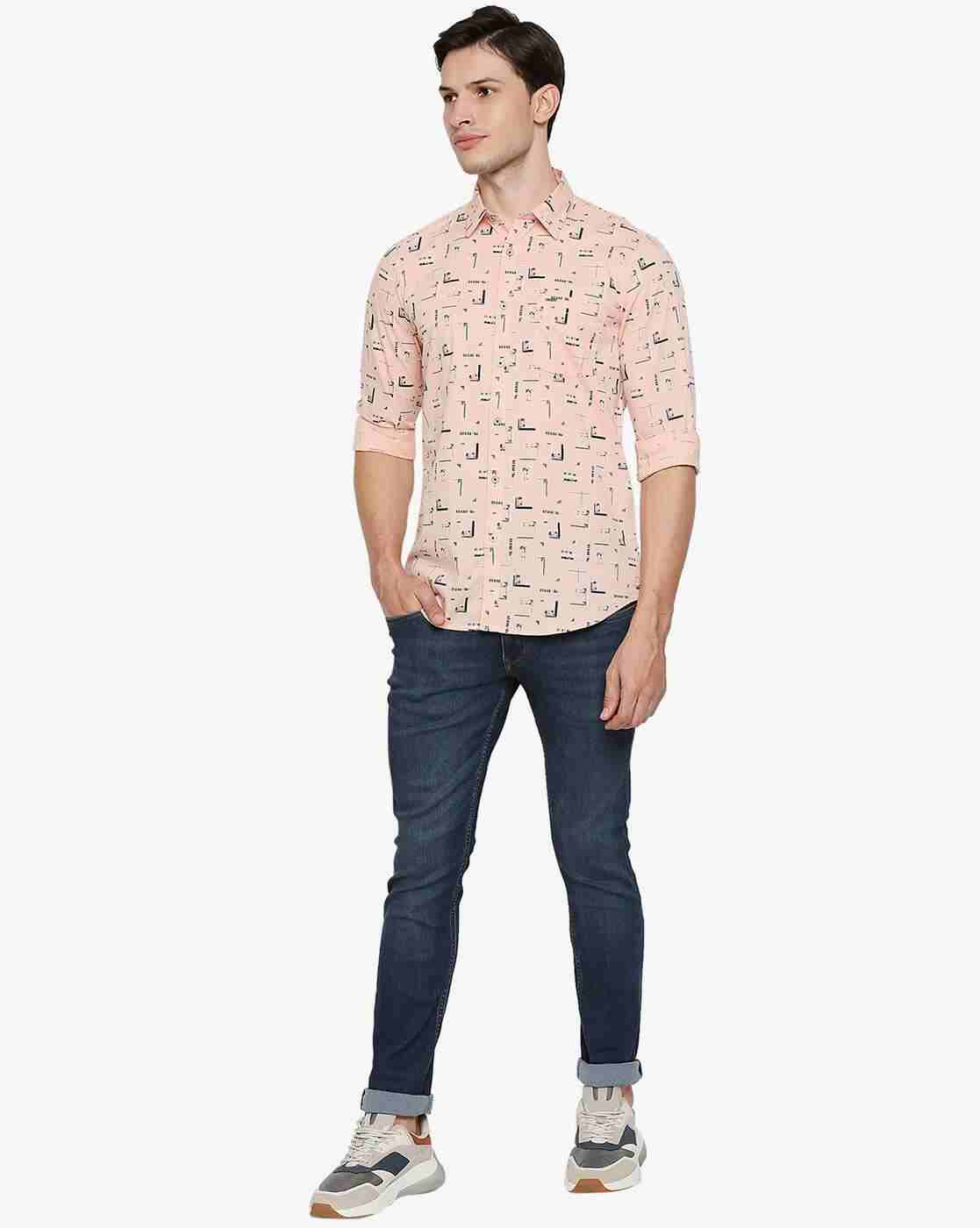 Lee Cooper | Printed Shirt with Patch Pocket|3