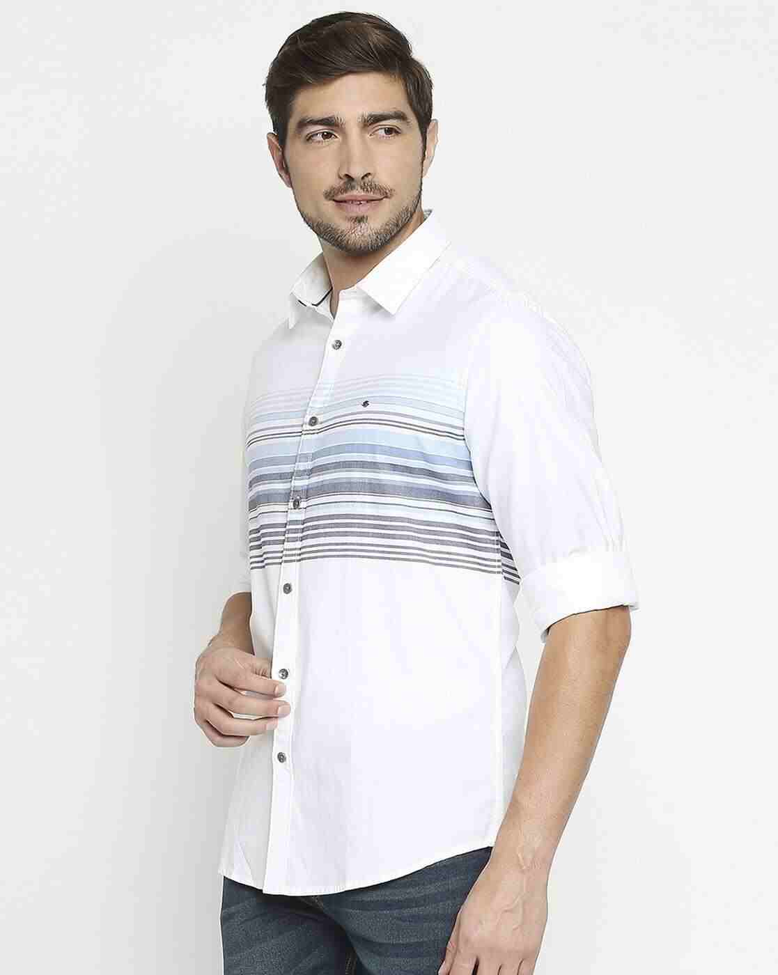 Lee Cooper | Shirt with Placement Stripes|1