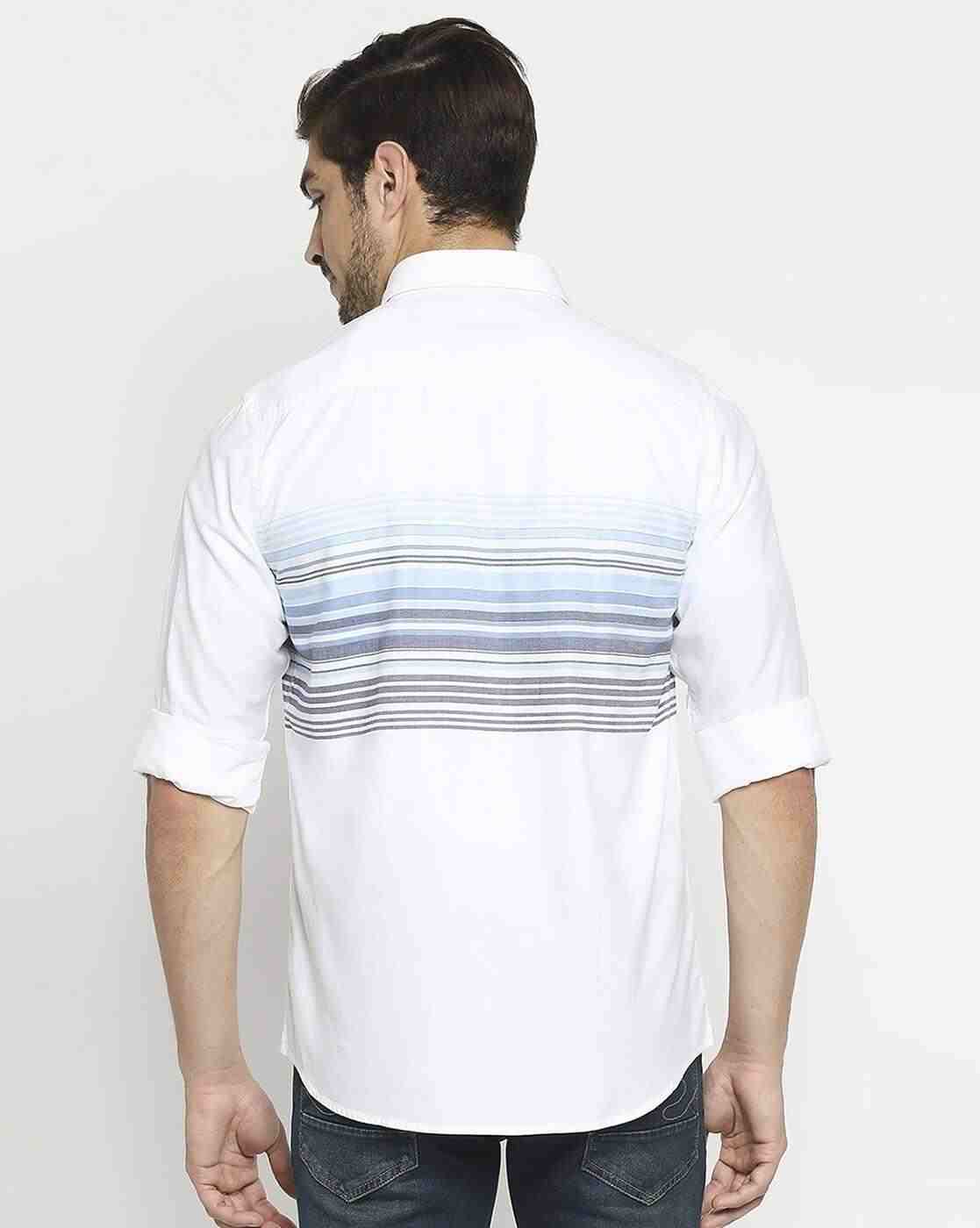 Lee Cooper | Shirt with Placement Stripes|2