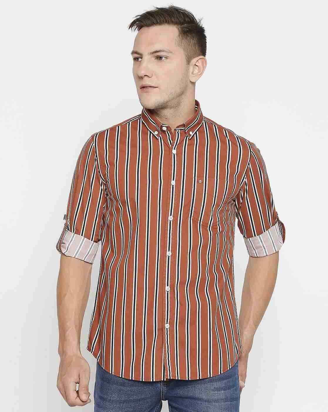 Lee Cooper | Striped Shirt with Patch Pocket|0