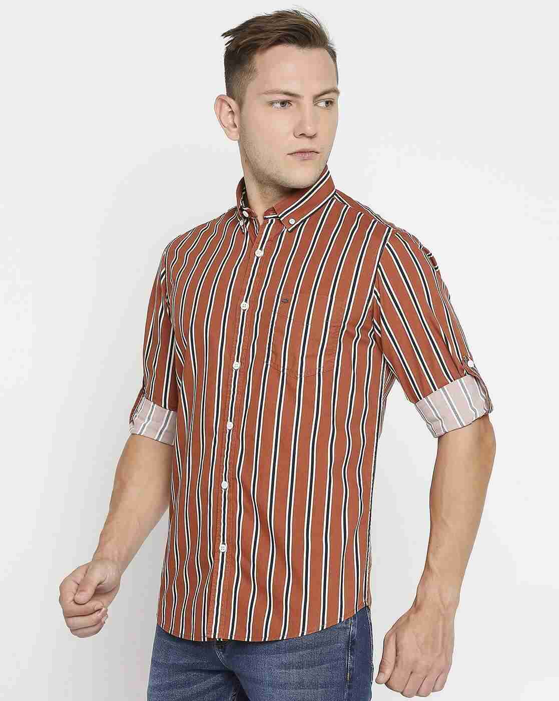 Lee Cooper | Striped Shirt with Patch Pocket|1