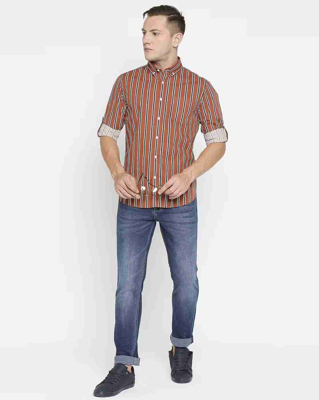 Lee Cooper | Striped Shirt with Patch Pocket|3
