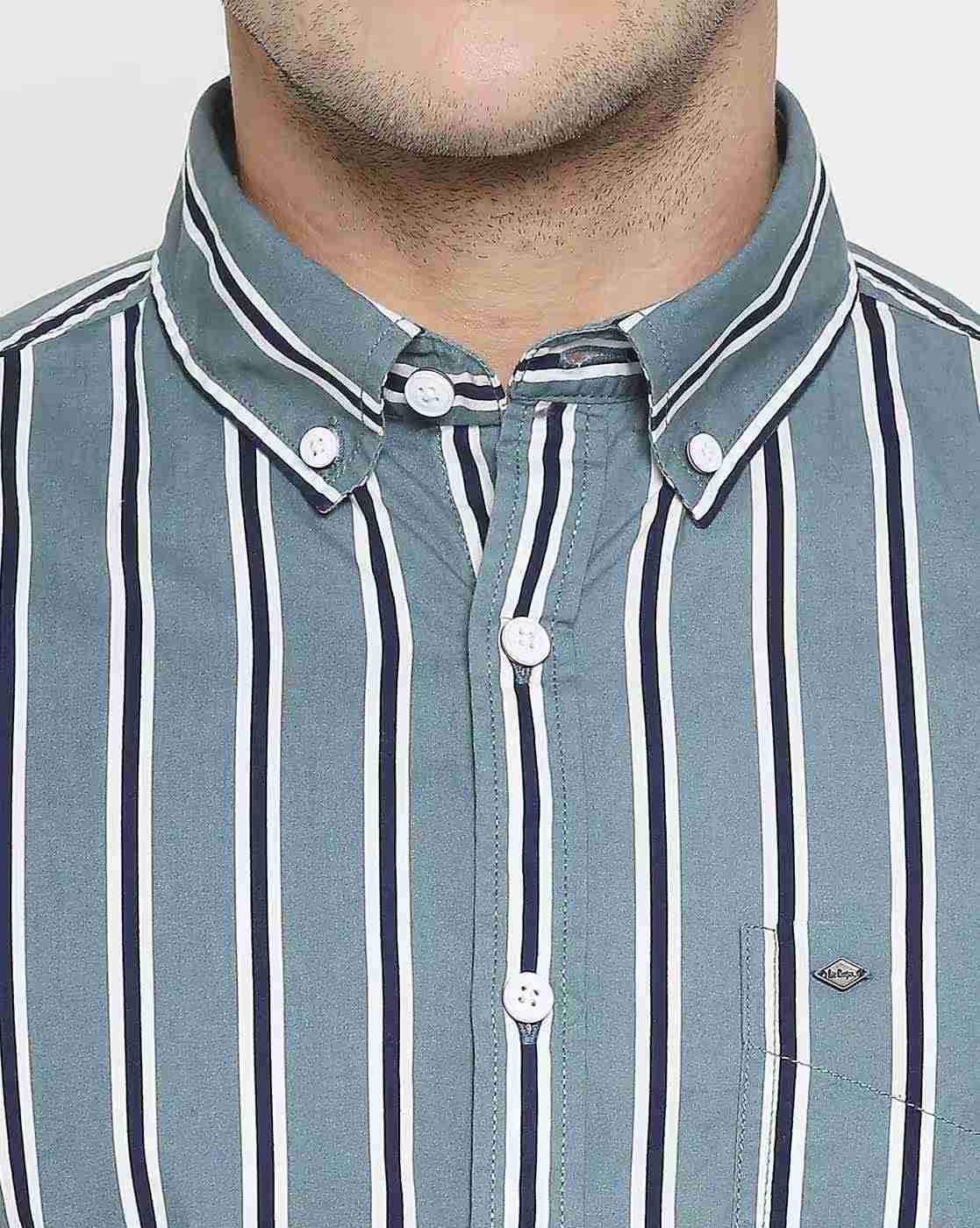 Lee Cooper | Striped Shirt with Patch Pocket|4