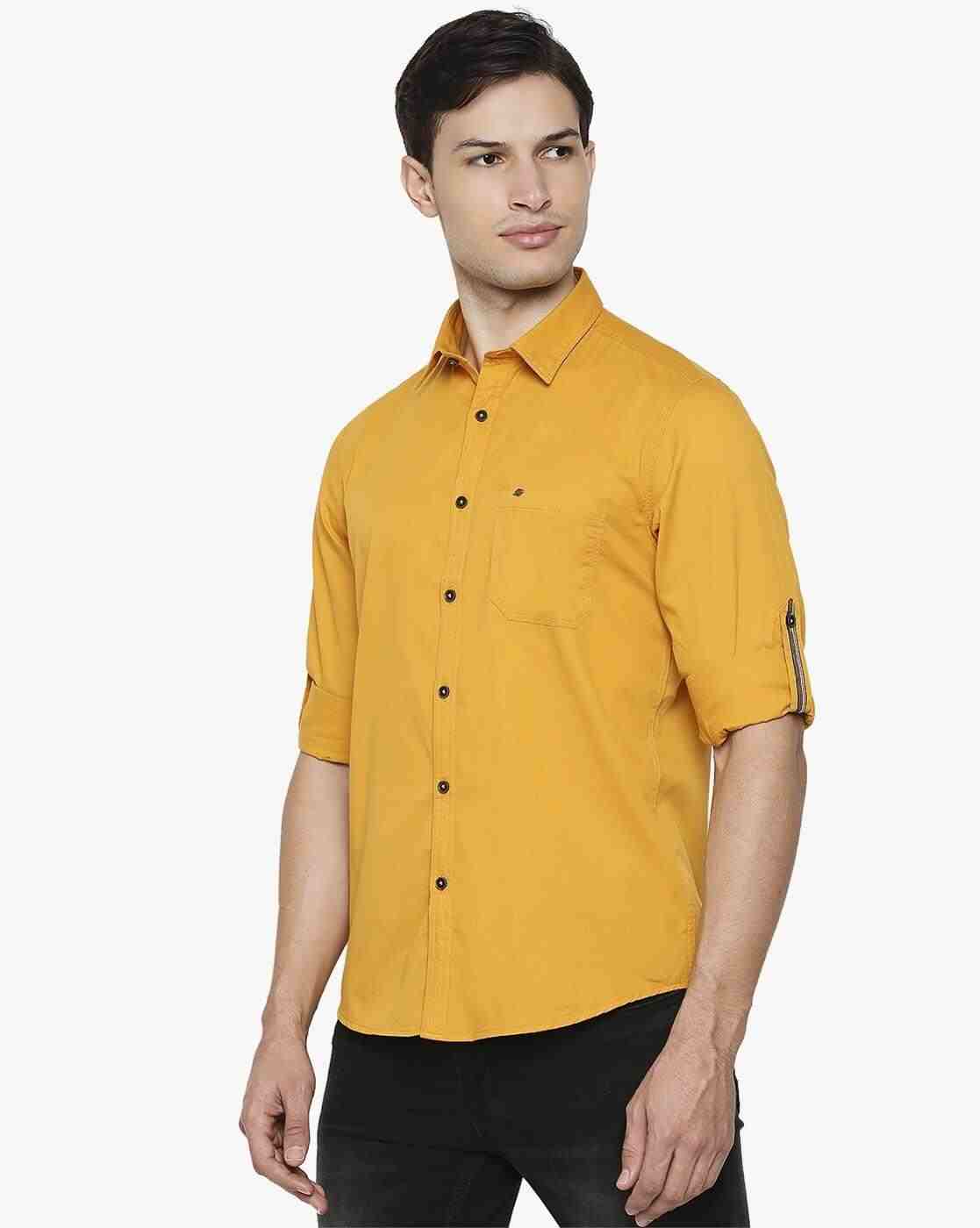 Lee Cooper | Cotton Shirt with Patch Pocket|1