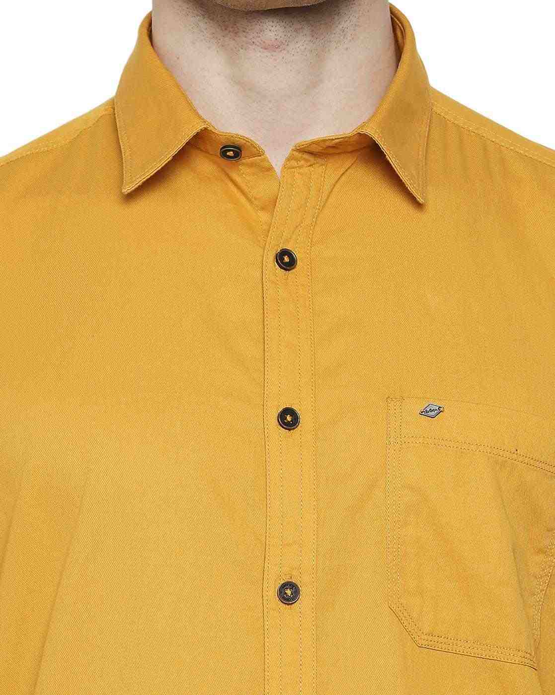 Lee Cooper | Cotton Shirt with Patch Pocket|4