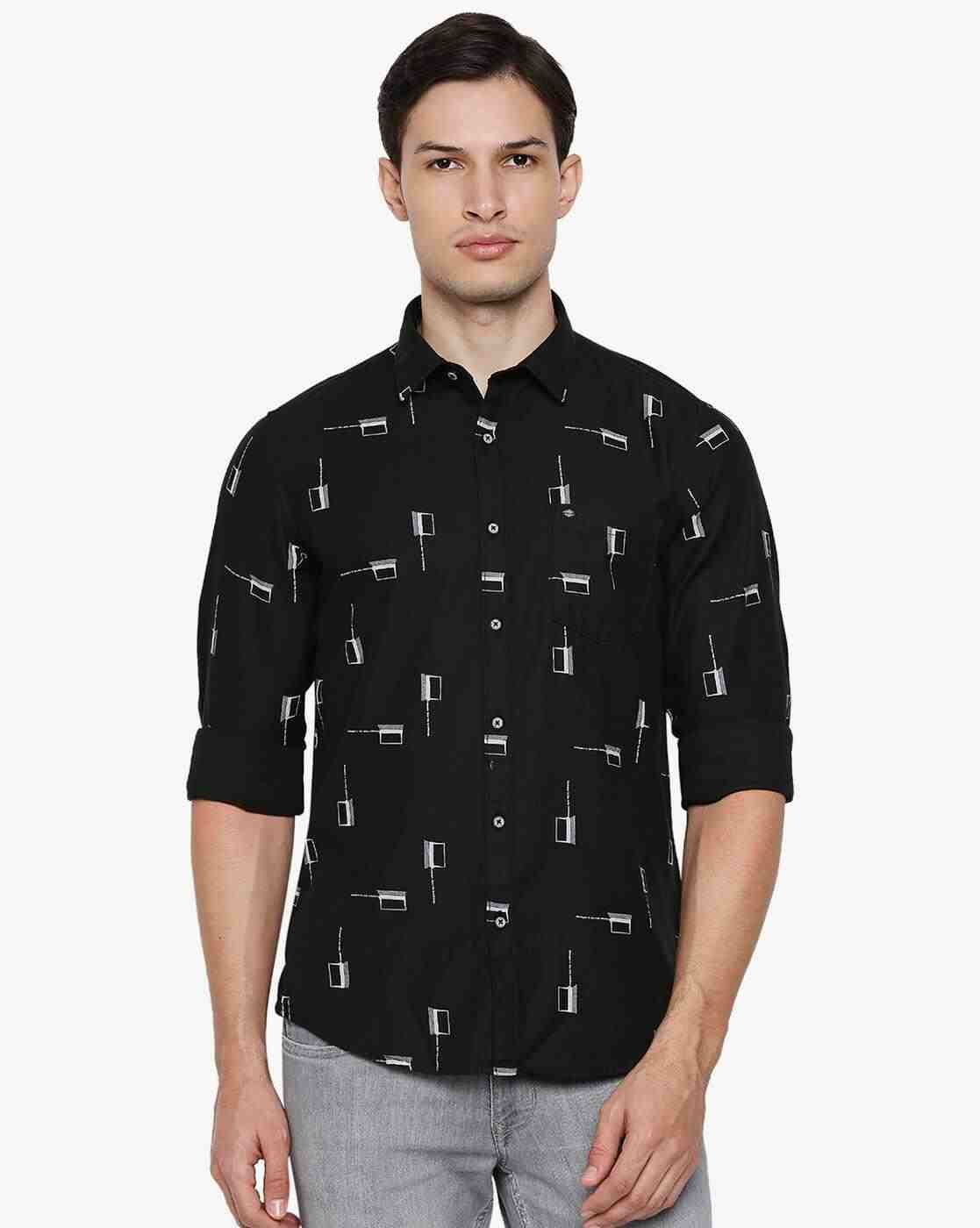 Lee Cooper | Printed Shirt with Patch Pocket|0
