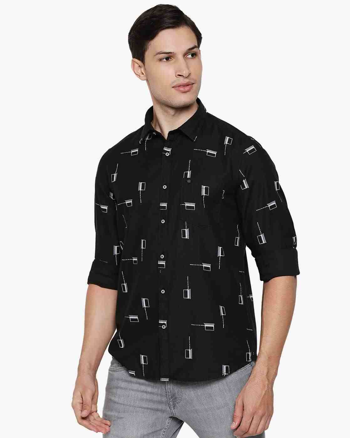 Lee Cooper | Printed Shirt with Patch Pocket|1