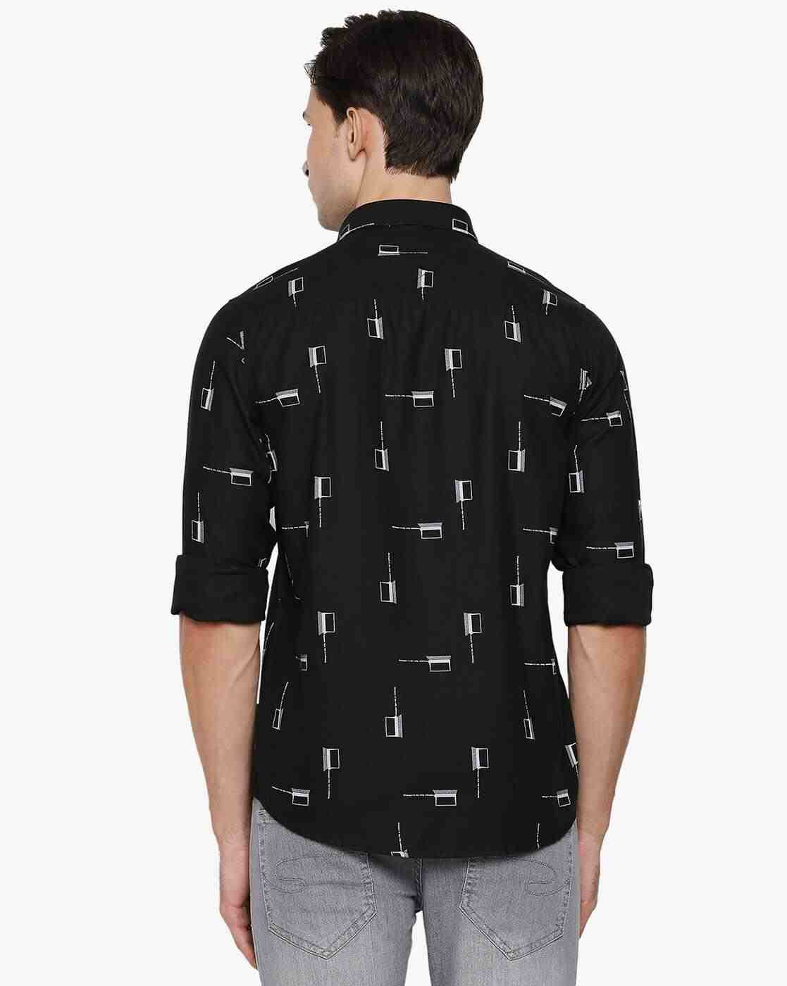 Lee Cooper | Printed Shirt with Patch Pocket|2
