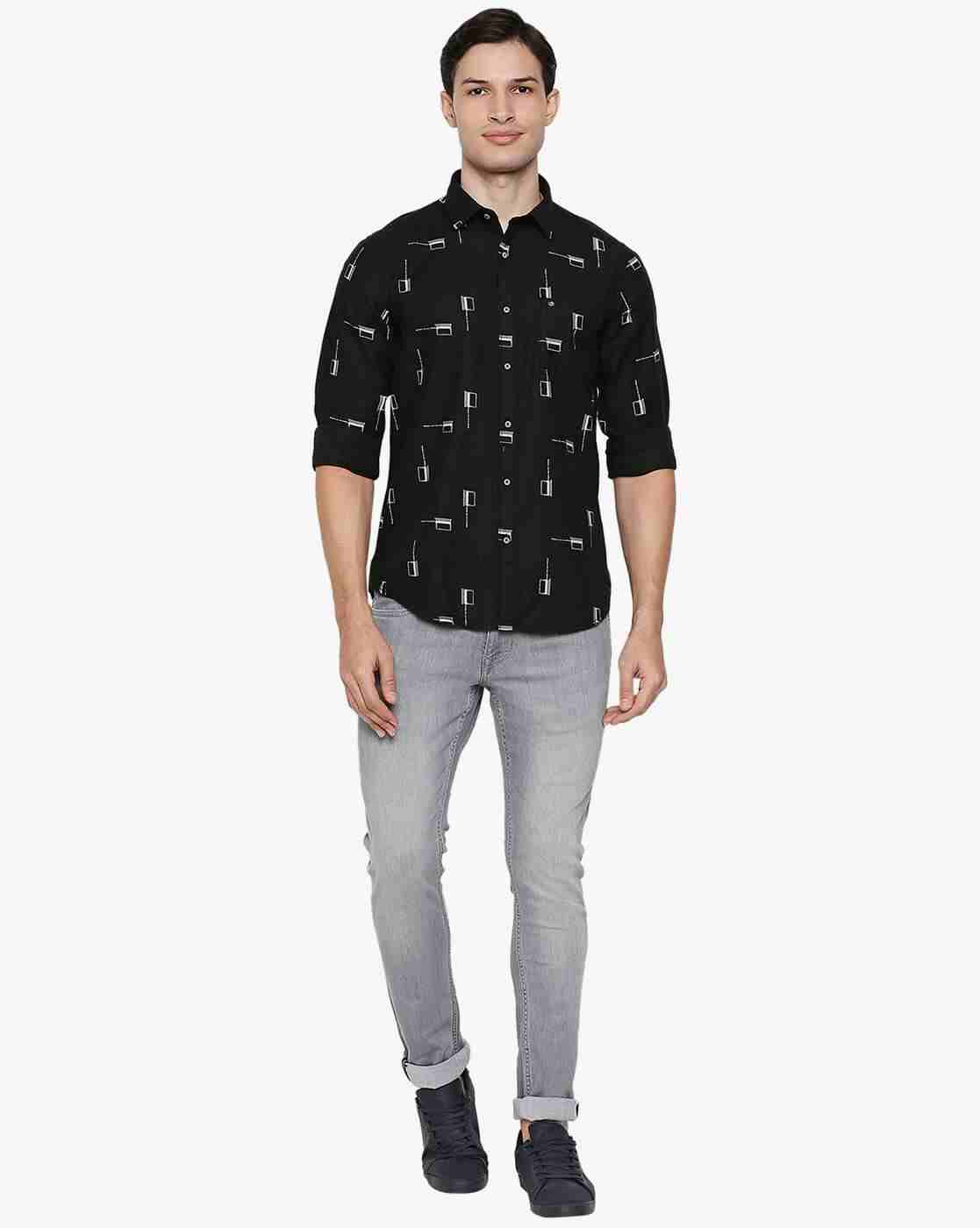 Lee Cooper | Printed Shirt with Patch Pocket|3