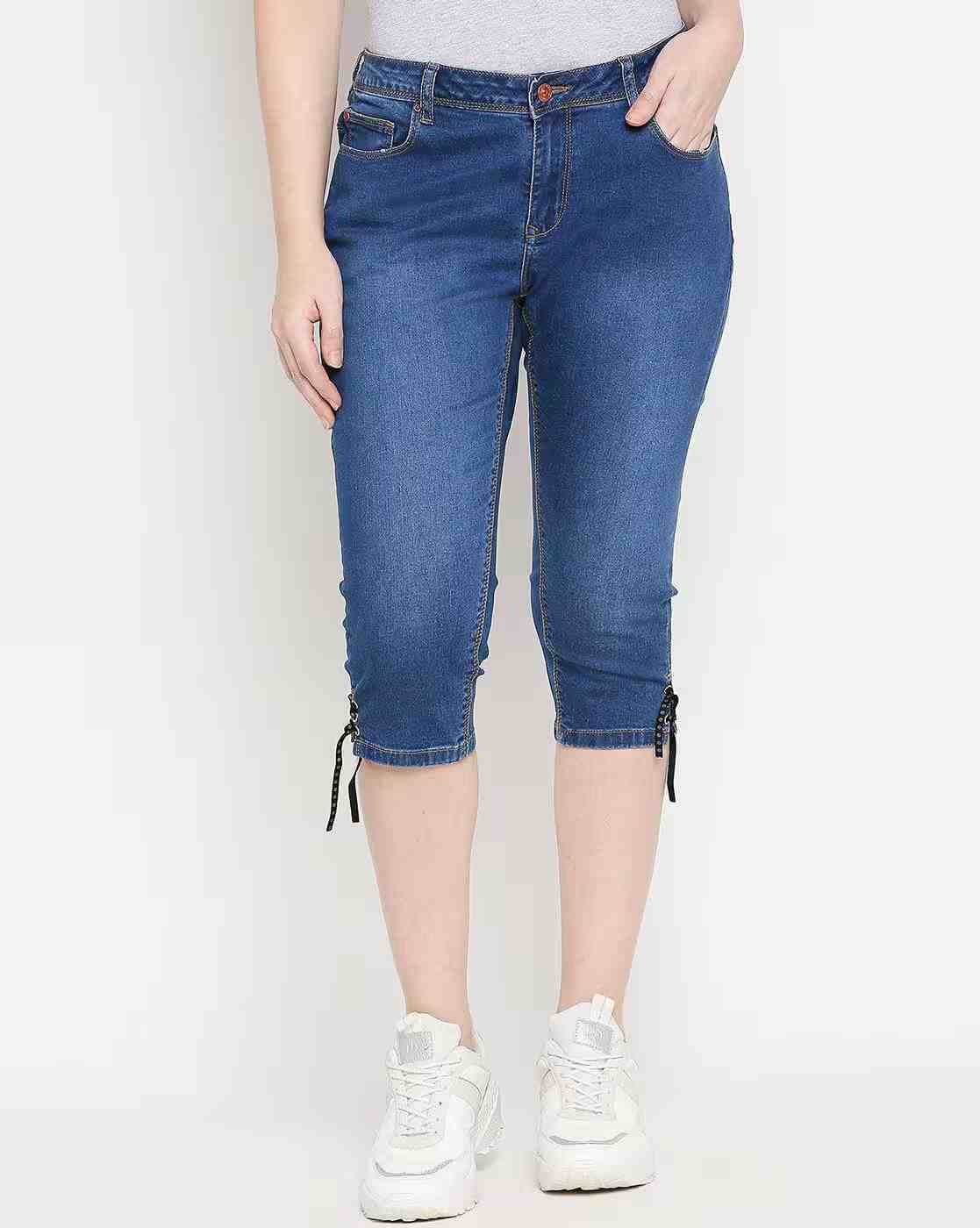 Lee Cooper | Washed Cropped Skinny Jeans|0