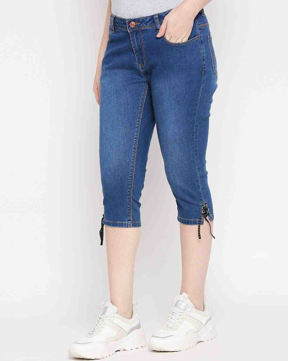 Lee Cooper | Washed Cropped Skinny Jeans|1