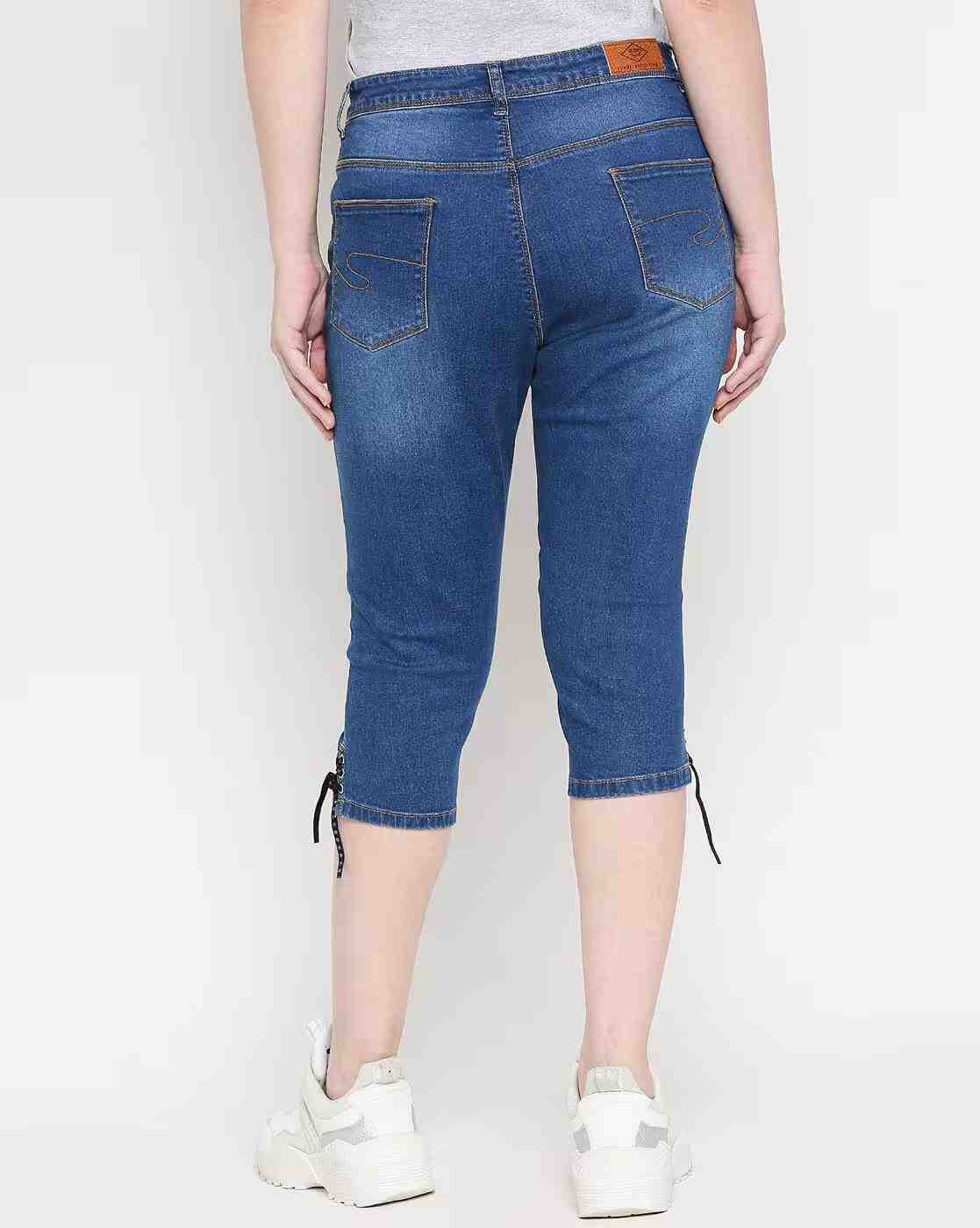 Lee Cooper | Washed Cropped Skinny Jeans|2