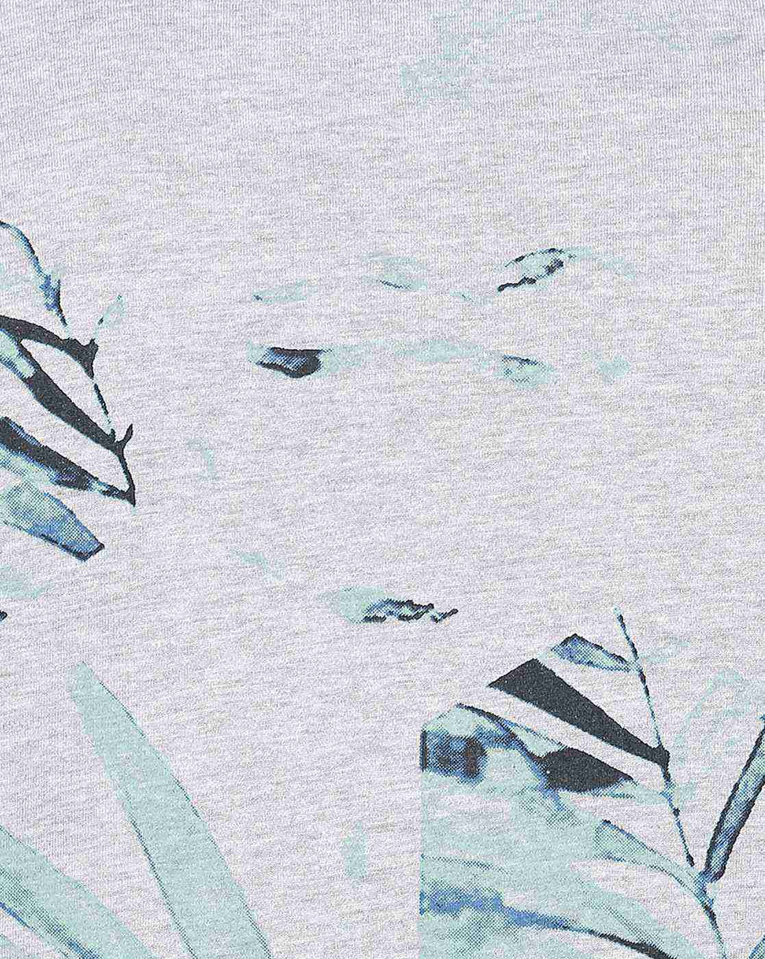 Lee Cooper | Leaf Print Crew-Neck T-shirt|5