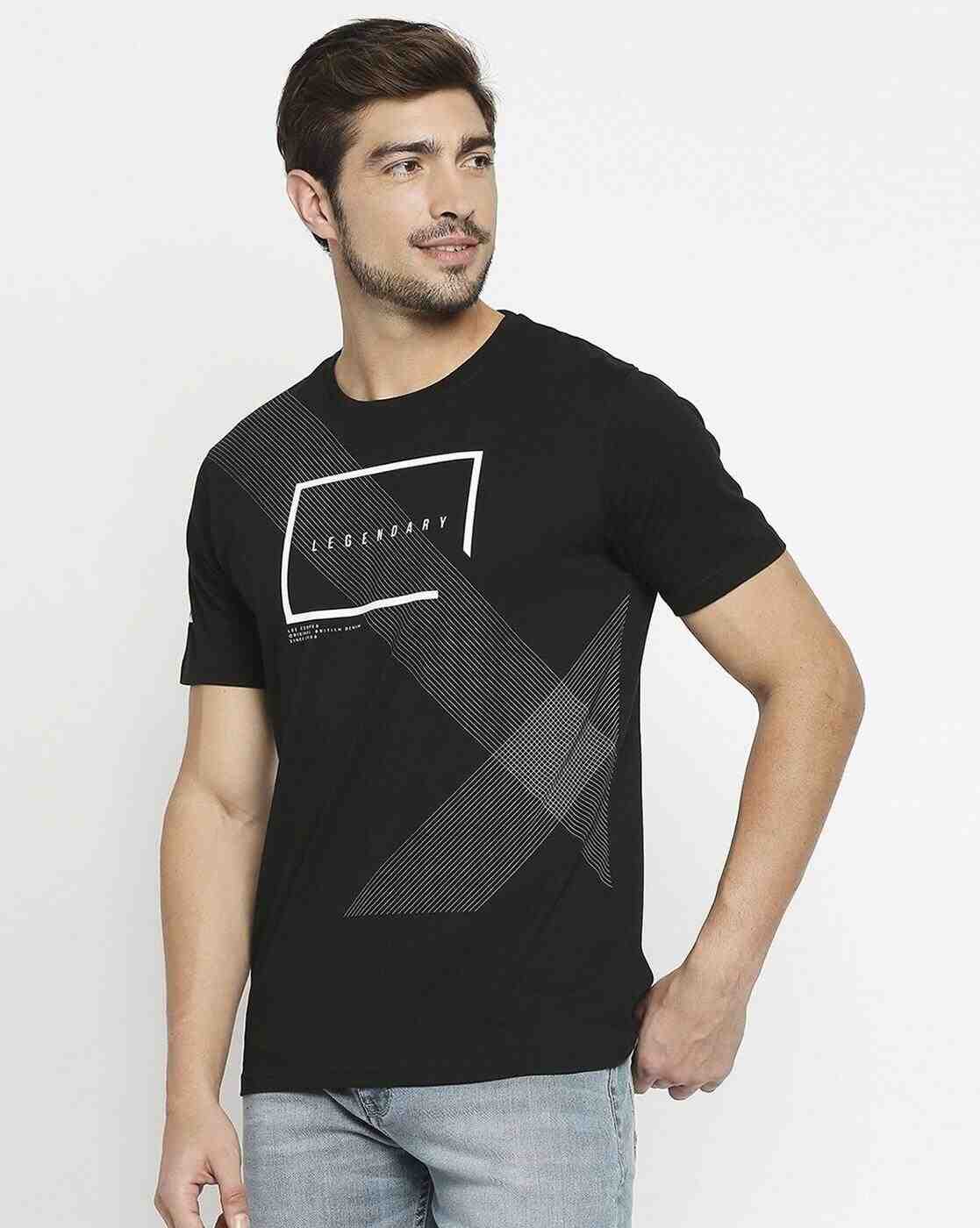 Lee Cooper | Graphic Print Crew-Neck T-shirt|1