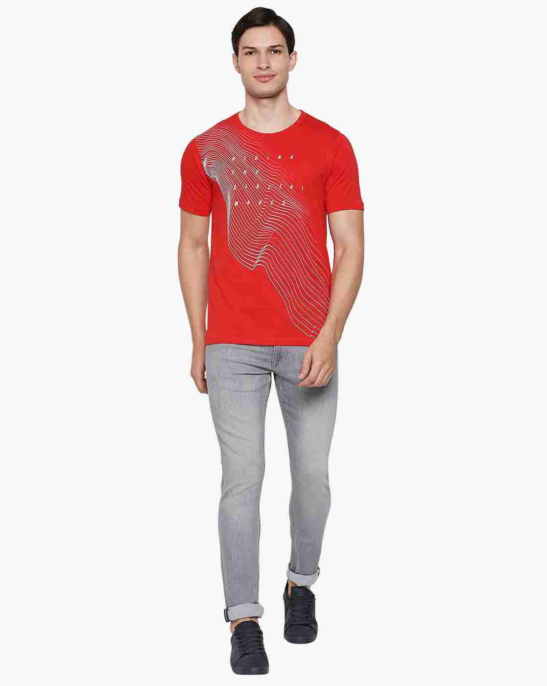 Lee Cooper | Regular Fit Graphic Print Crew-Neck T-Shirt|3