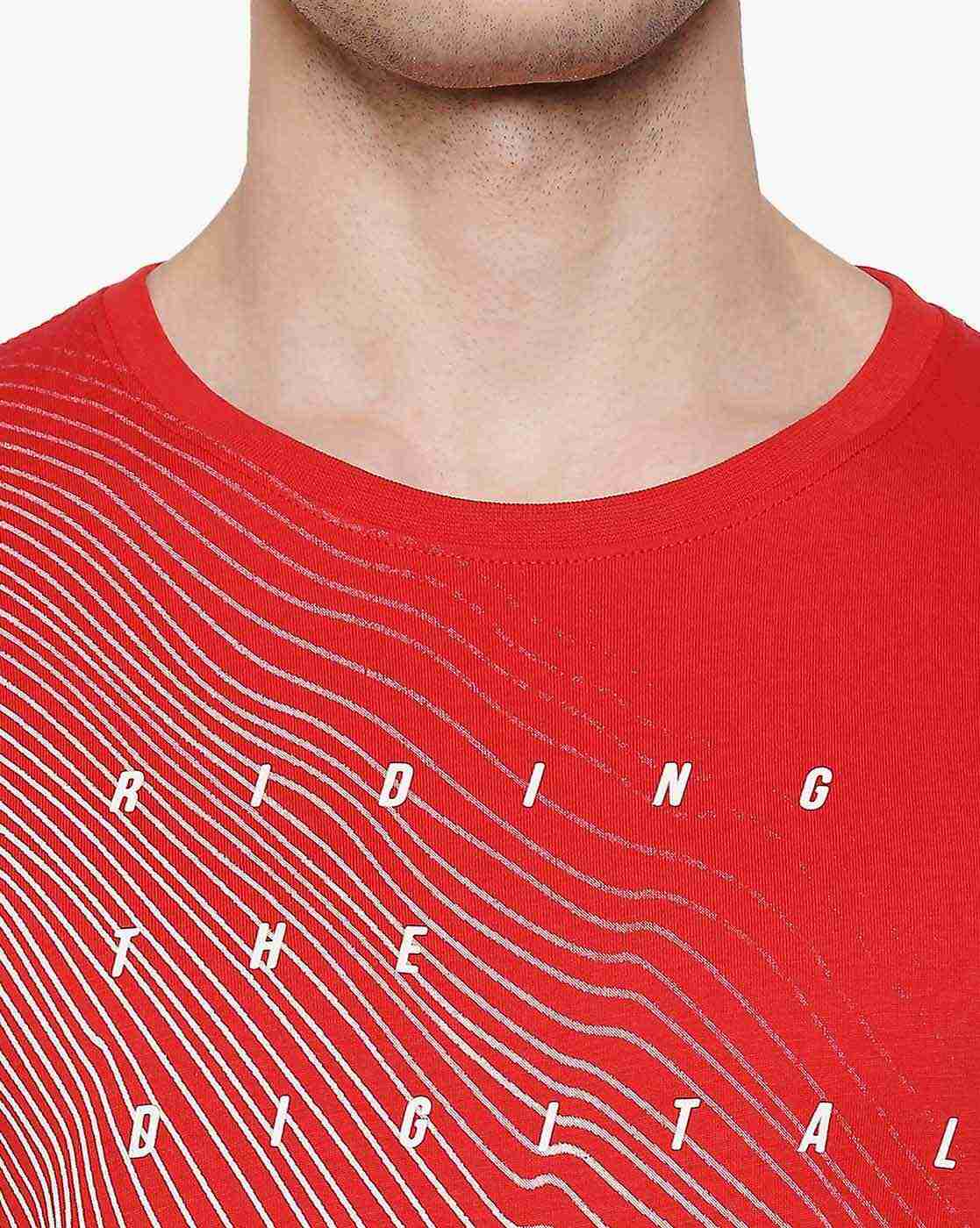 Lee Cooper | Regular Fit Graphic Print Crew-Neck T-Shirt|4