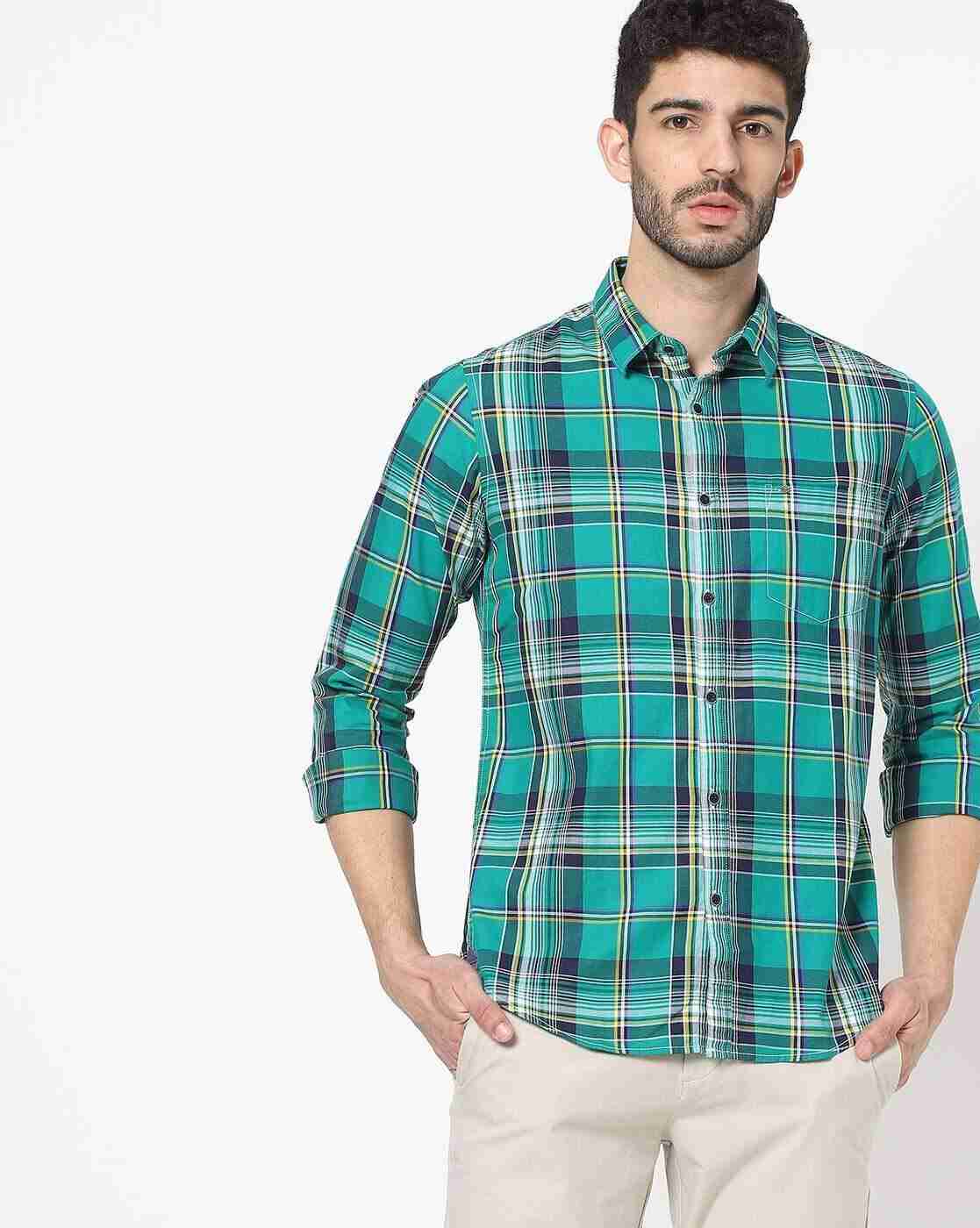 Lee Cooper | Checked Shirt with Patch Pocket|0