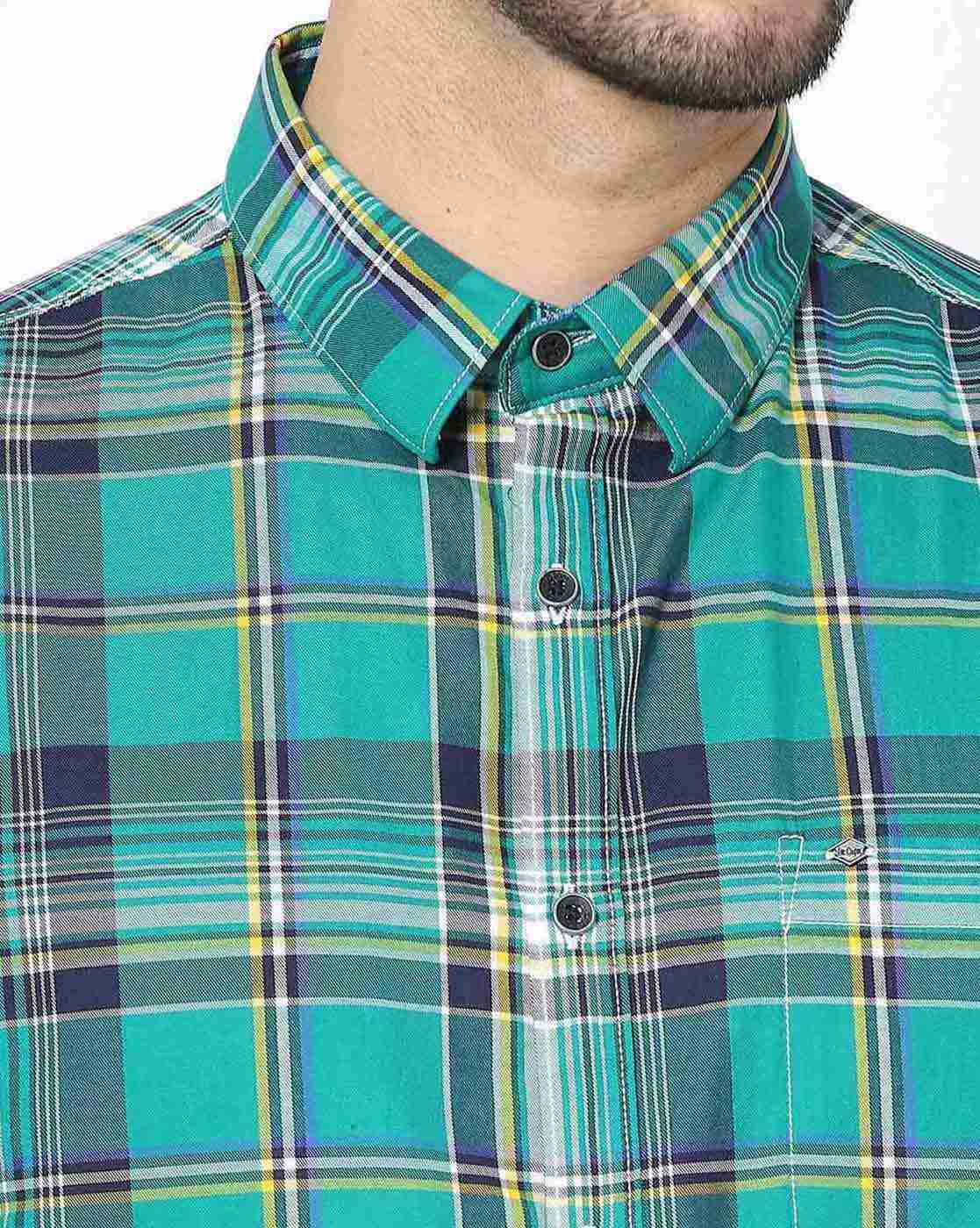Lee Cooper | Checked Shirt with Patch Pocket|2