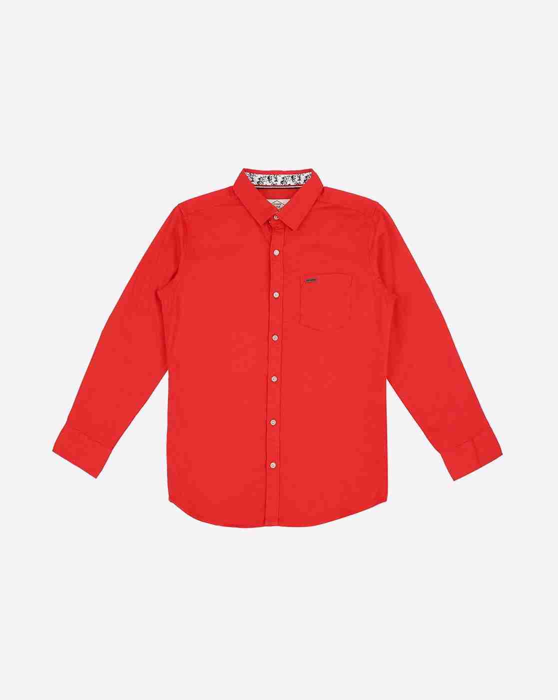Lee Cooper | Slim Fit Shirt with Patch Pocket|0