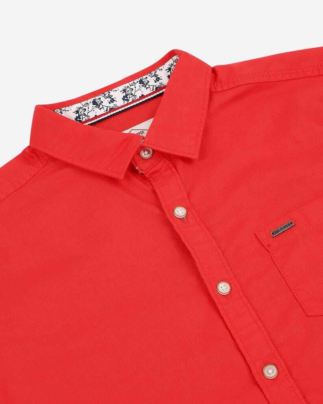 Lee Cooper | Slim Fit Shirt with Patch Pocket|2
