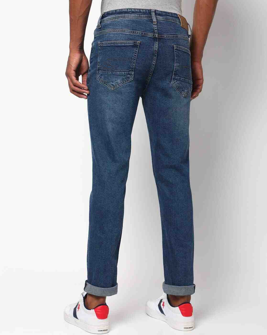Lee Cooper | Men Lightly Washed Slim Fit Jeans|1