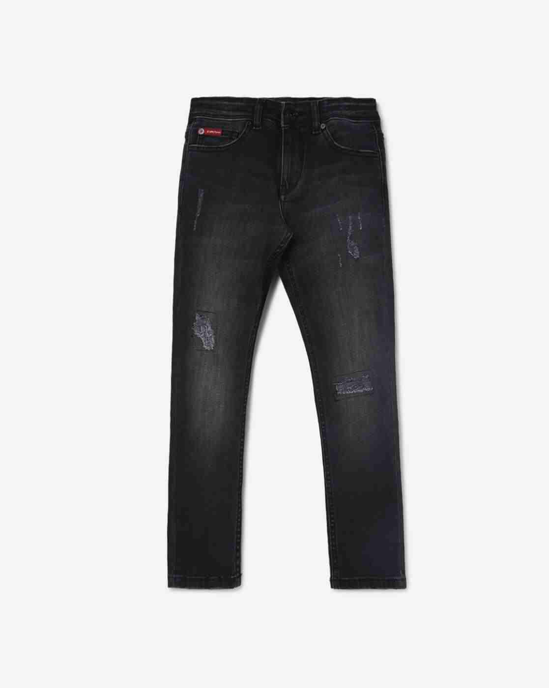 Lee Cooper | Mid-Wash Distressed Jeans|0
