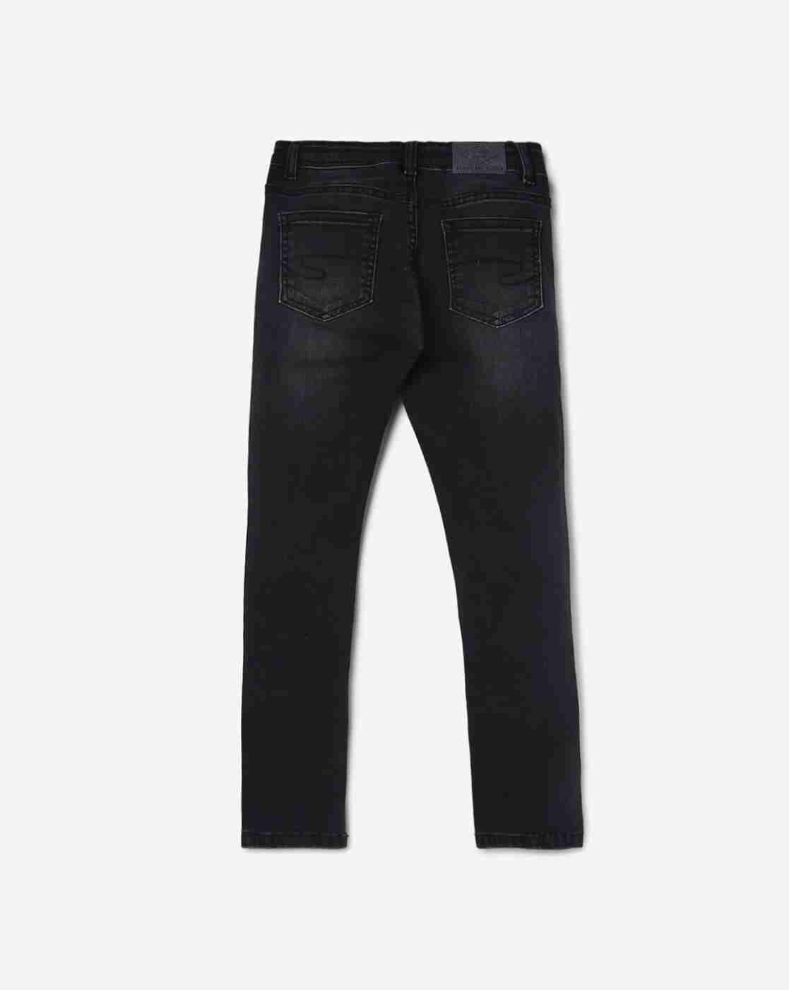 Lee Cooper | Mid-Wash Distressed Jeans|1