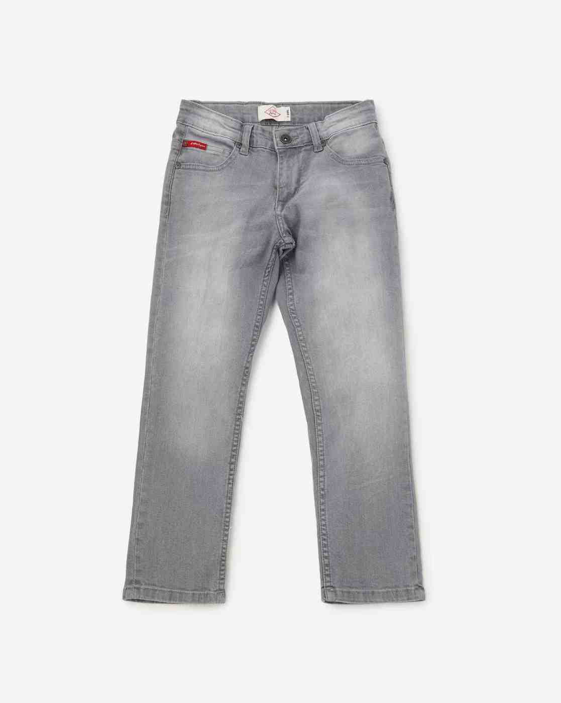 Lee Cooper | Mid-Wash Jeans with Button Closure|0