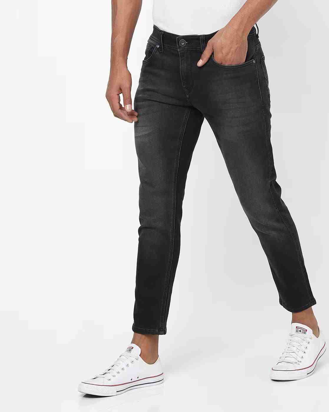 Lee Cooper | Men Lightly Washed Slim Fit Jeans|0