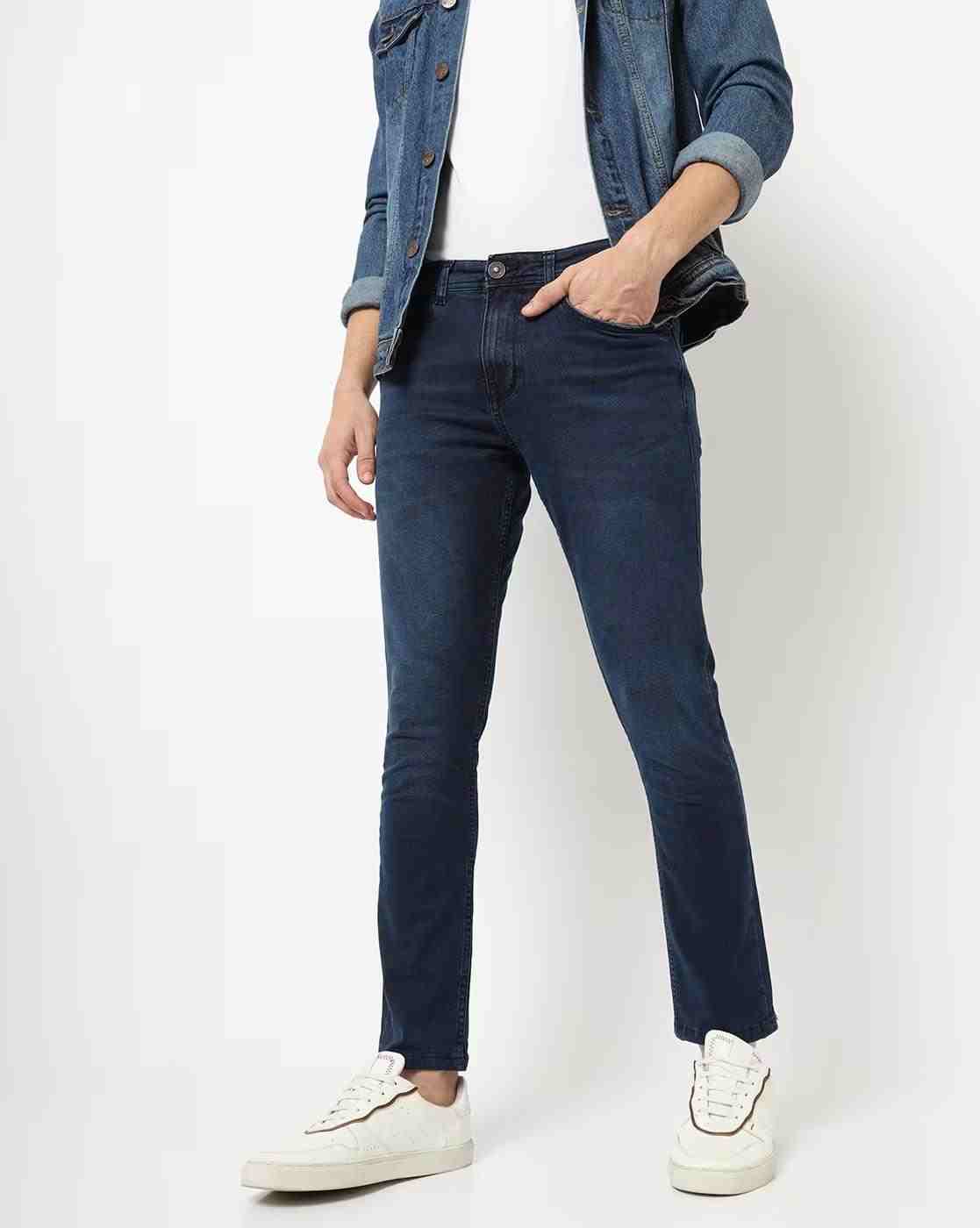 Lee Cooper | Men Lightly Washed Slim Fit Jeans|0